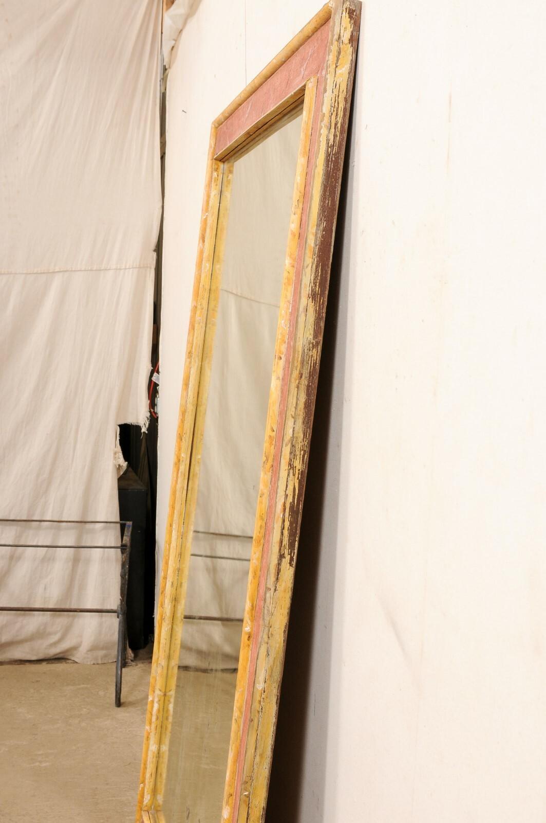 Grande specchio da parete italiano alto 7 piedi, XIX C. in vendita 2