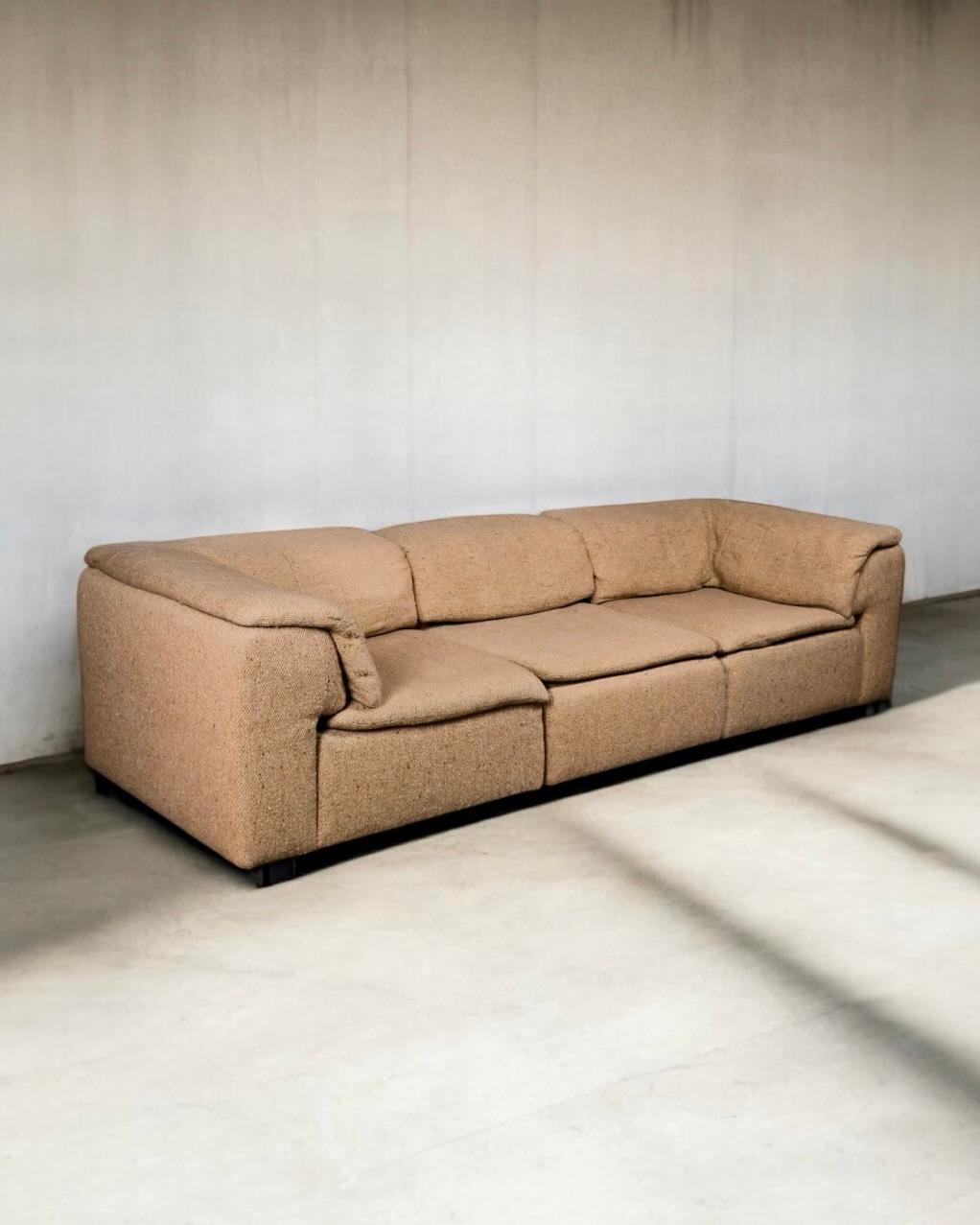 French Large 7 pieces sectional sofa by Roche Bobois, France, 1980s