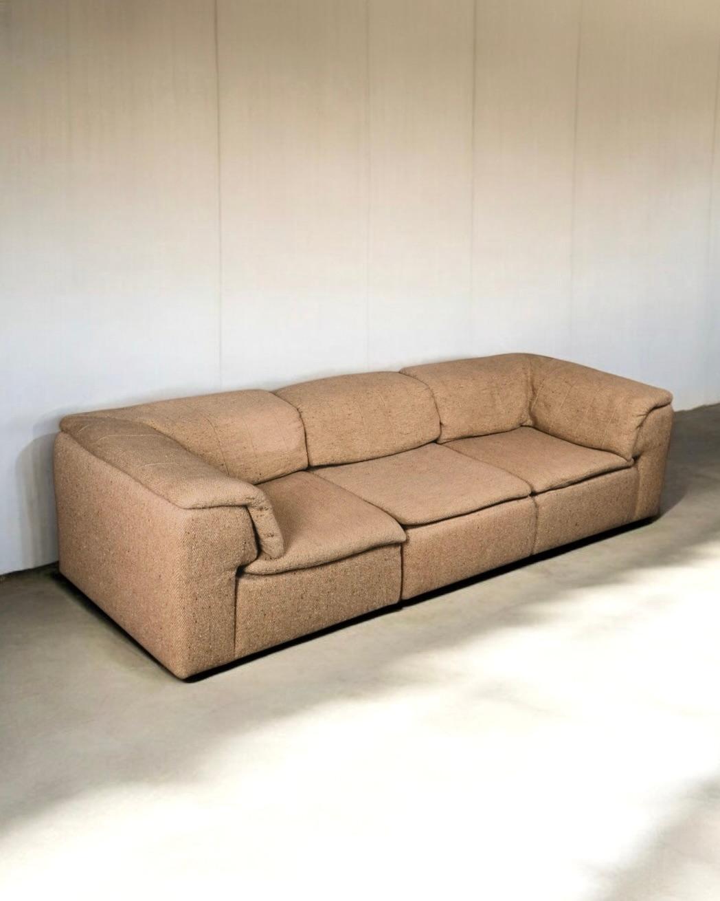 Large 7 pieces sectional sofa by Roche Bobois, France, 1980s In Good Condition In Lyon, FR