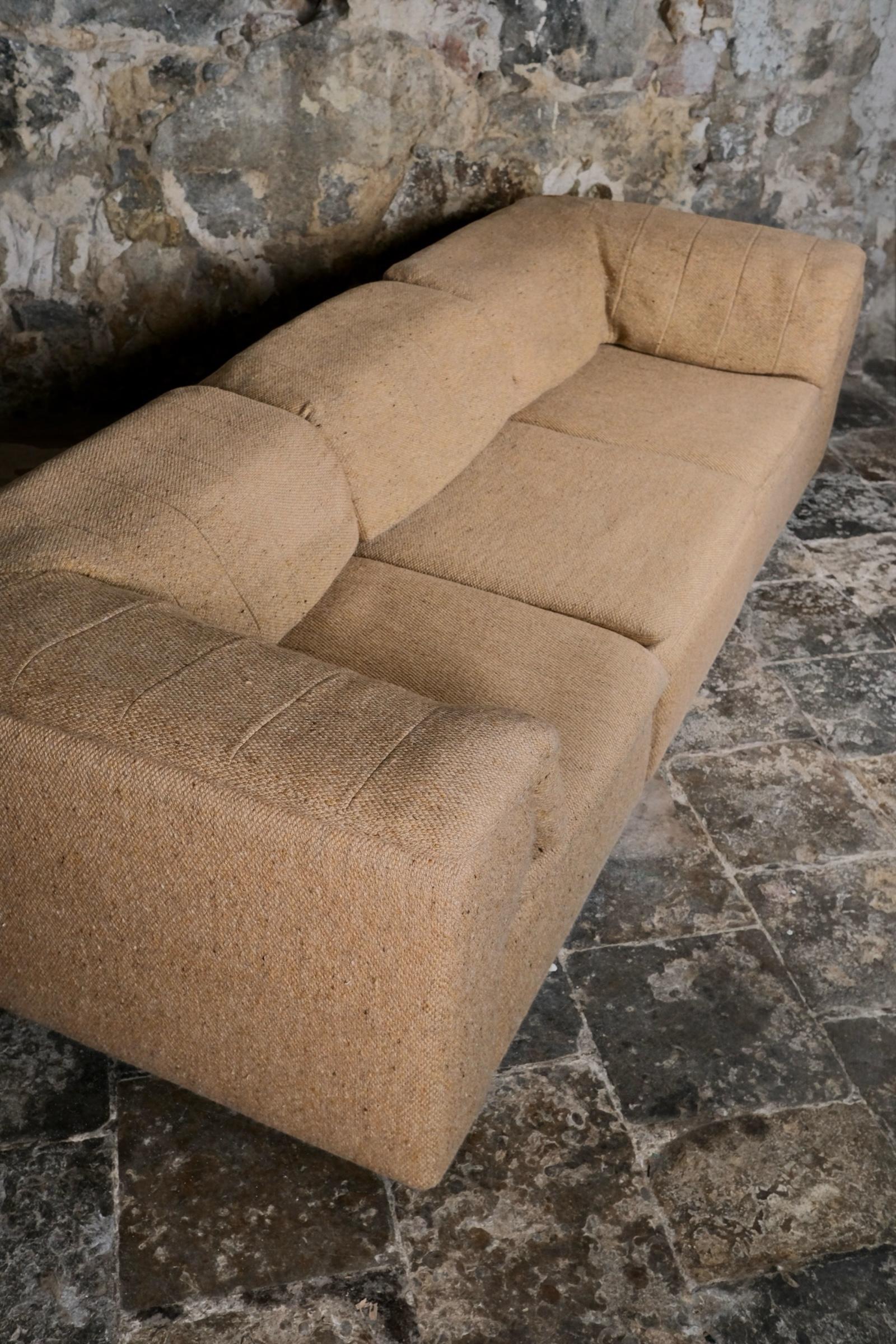 Late 20th Century Large 7 pieces sectional sofa by Roche Bobois, France, 1980s