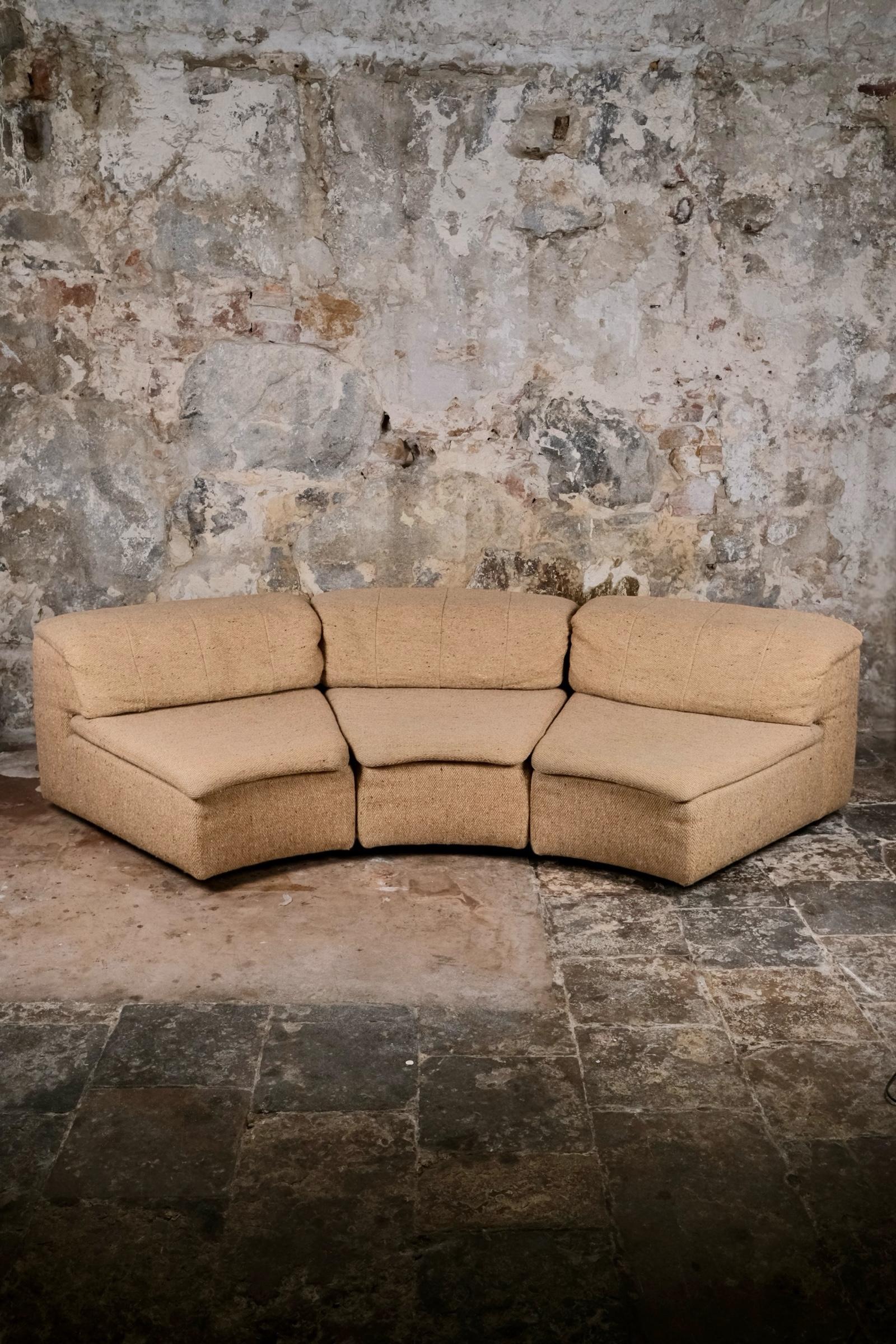 Large 7 pieces sectional sofa by Roche Bobois, France, 1980s 1