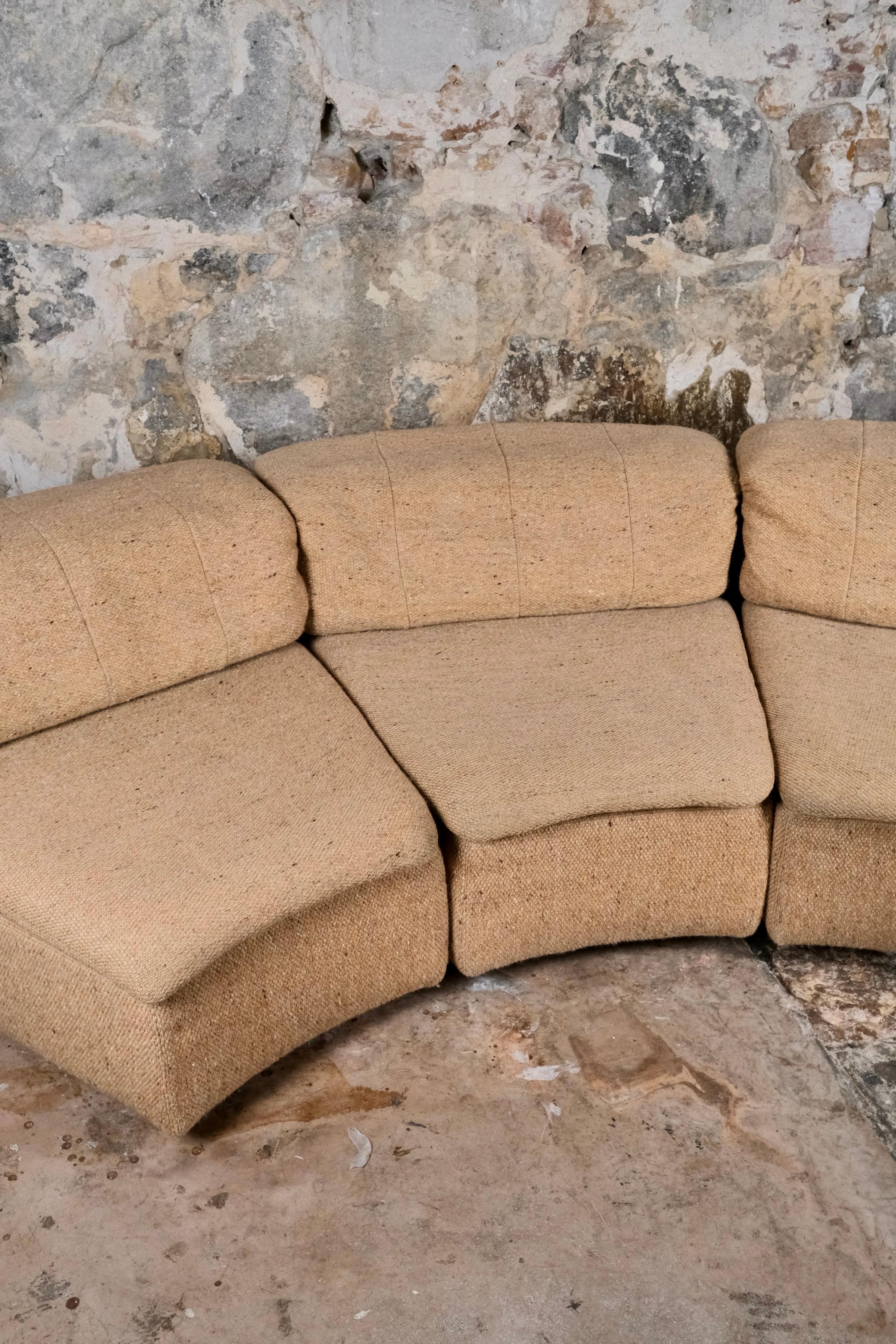 Large 7 pieces sectional sofa by Roche Bobois, France, 1980s 2