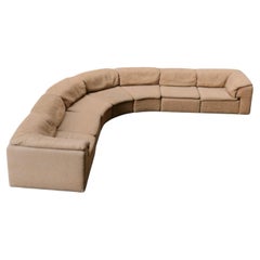 Large 7 pieces sectional sofa by Roche Bobois, France, 1980s