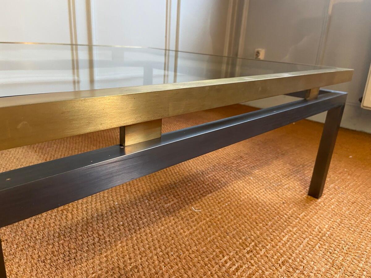 Late 20th Century Large 70s Coffee Table in the Style of Guy Lefevre for Maison Jansen