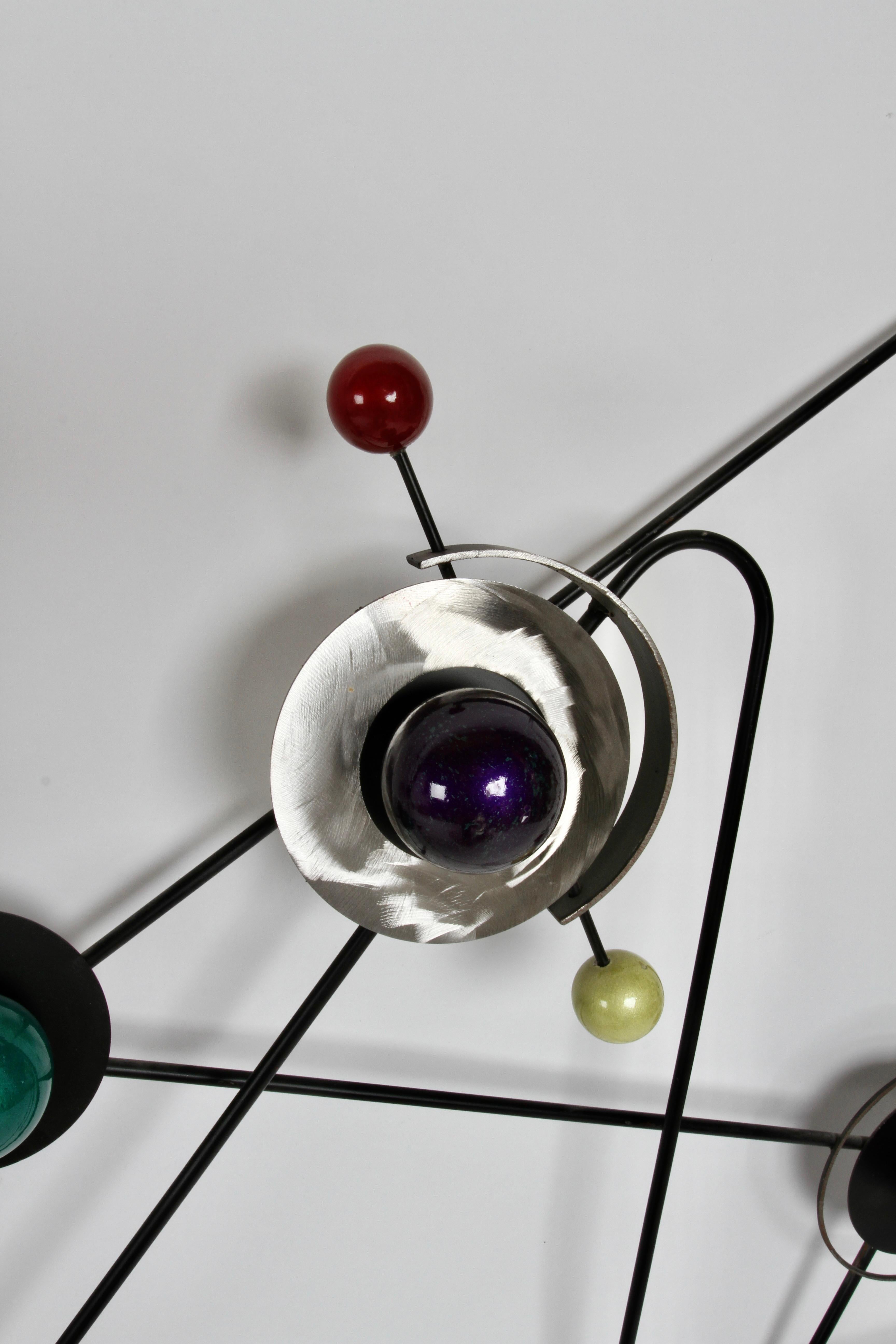Large 8'+ Atomic Age Mid-Century Modern Style Unique Space Atom Wall Sculpture  For Sale 4