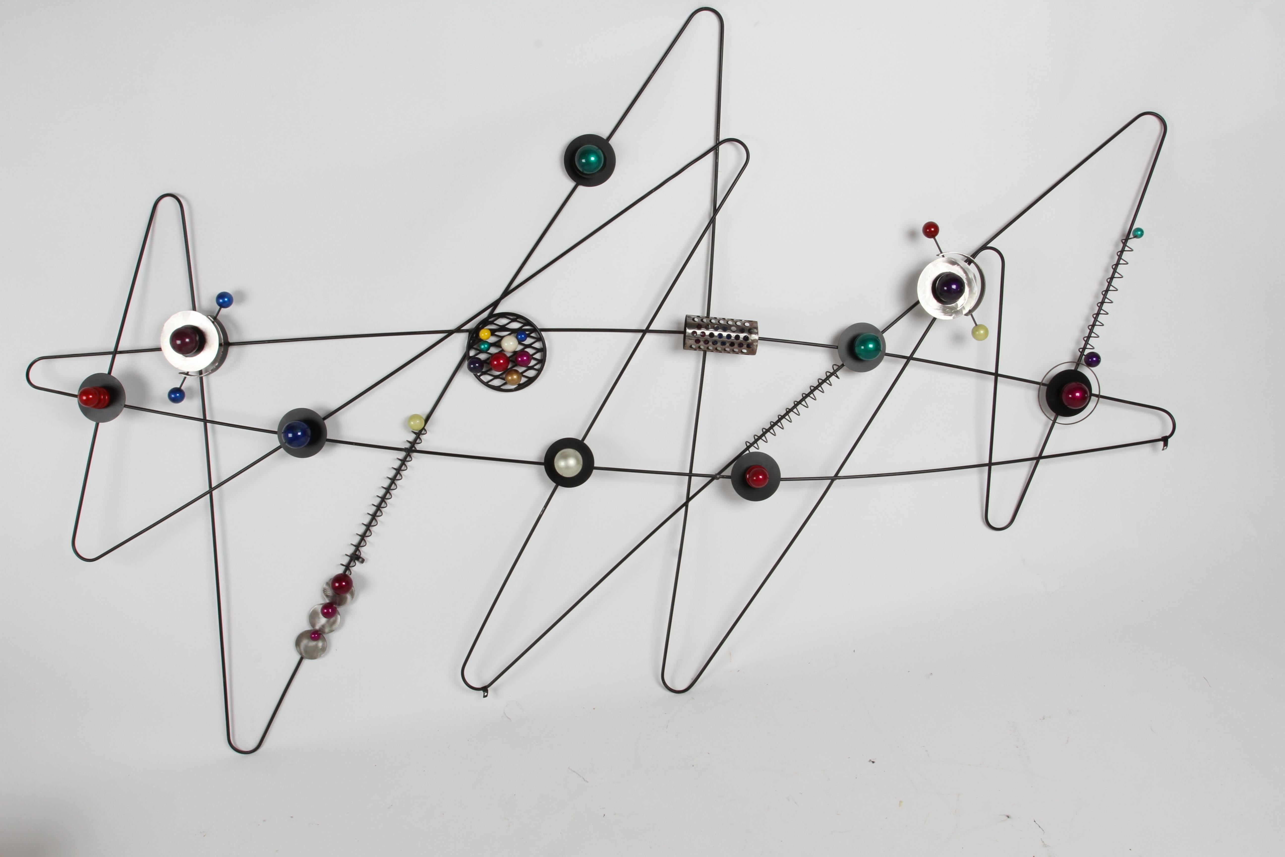 Large 8'+ Atomic Age Mid-Century Modern Style Unique Space Atom Wall Sculpture  For Sale 10