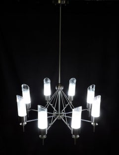 Grand Lustre Luminaire Post Moderne à 8 Lumières