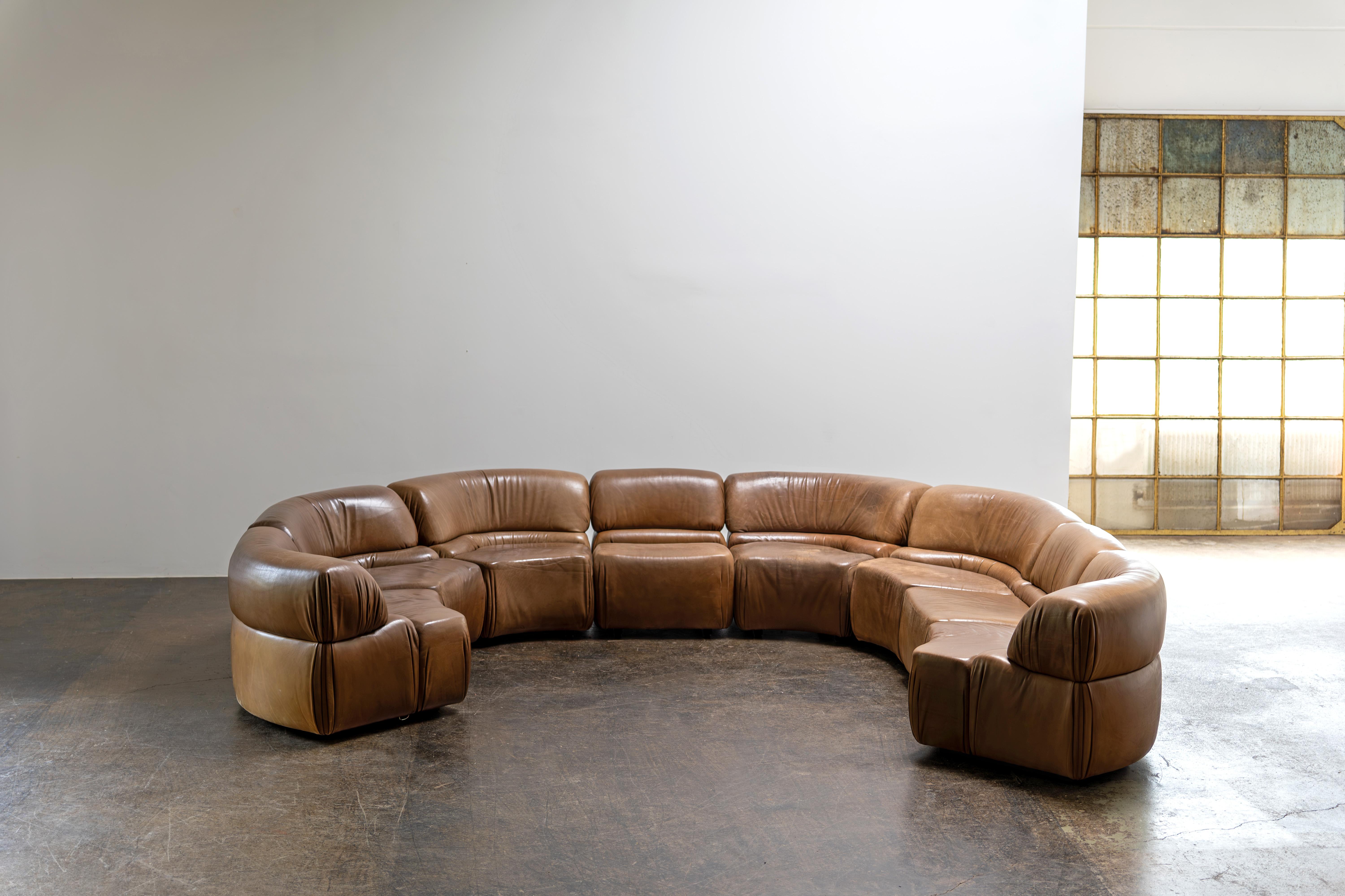 Mid-Century Modern Grand canapé 8 pièces 