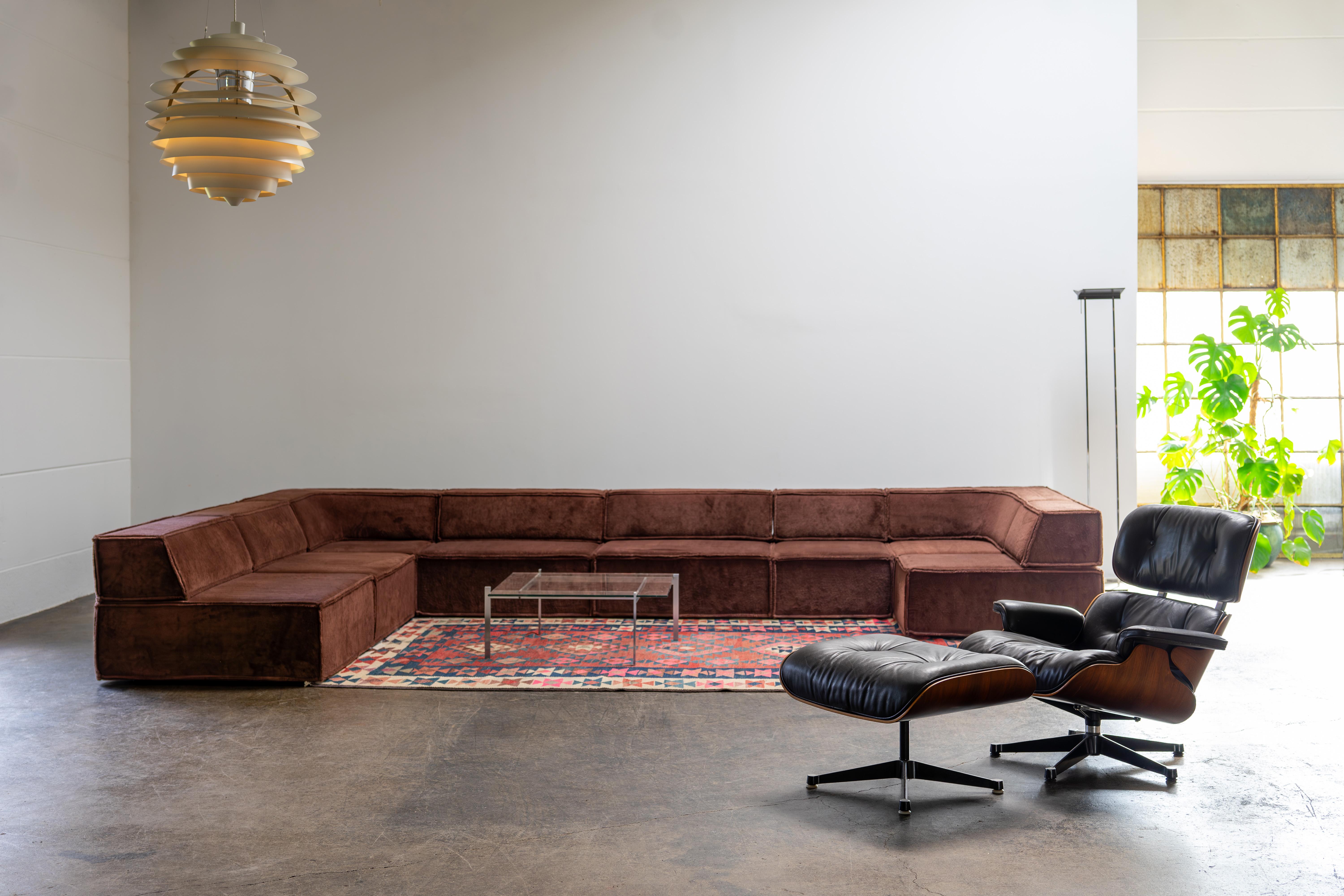 Mid-Century Modern Grand canapé 8 pièces 