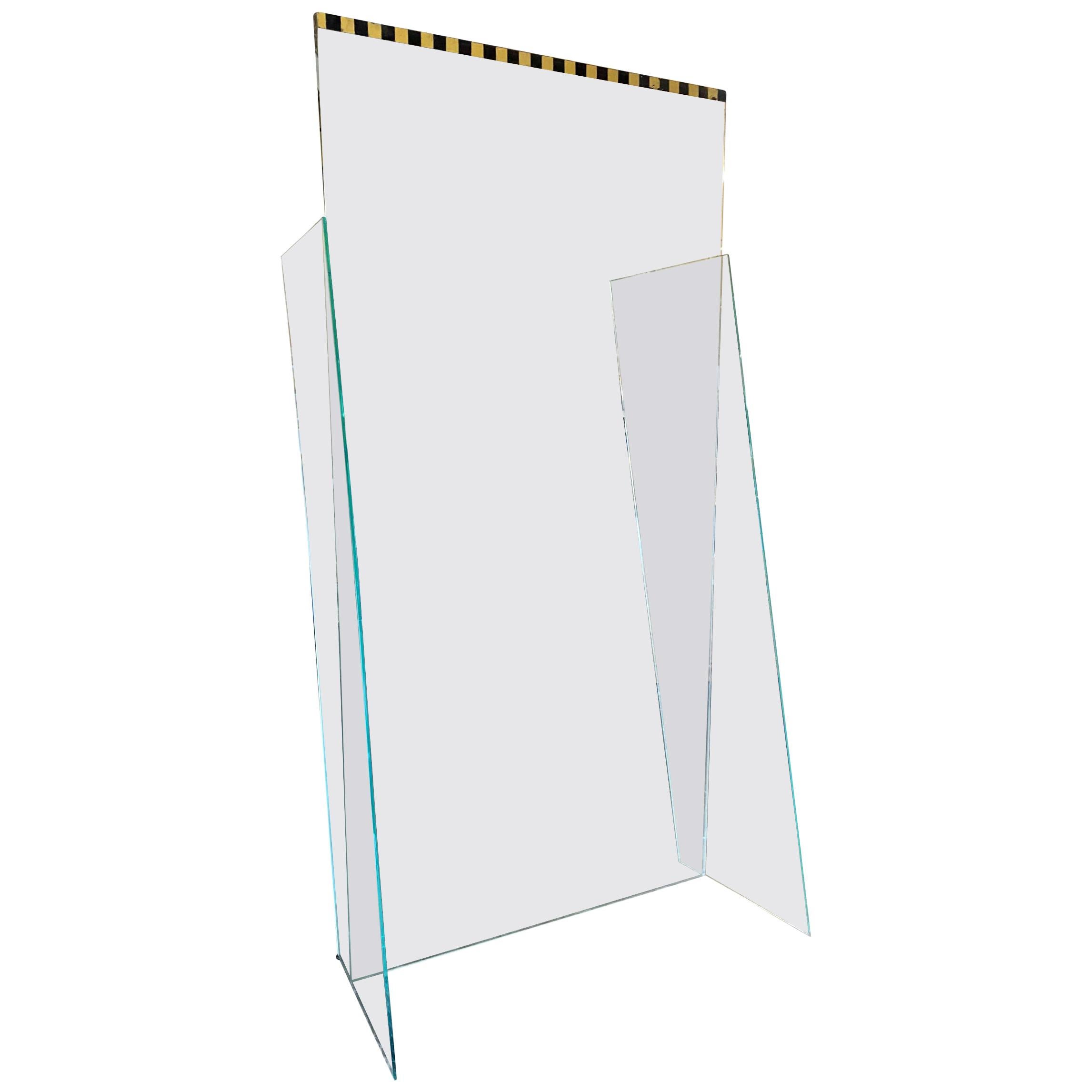 Large Post Modern Plexiglasss Wall Divider For Sale