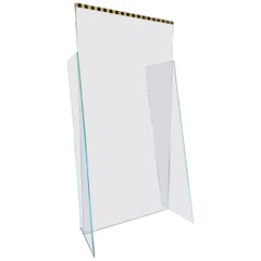 Large Post Modern Plexiglasss Wall Divider