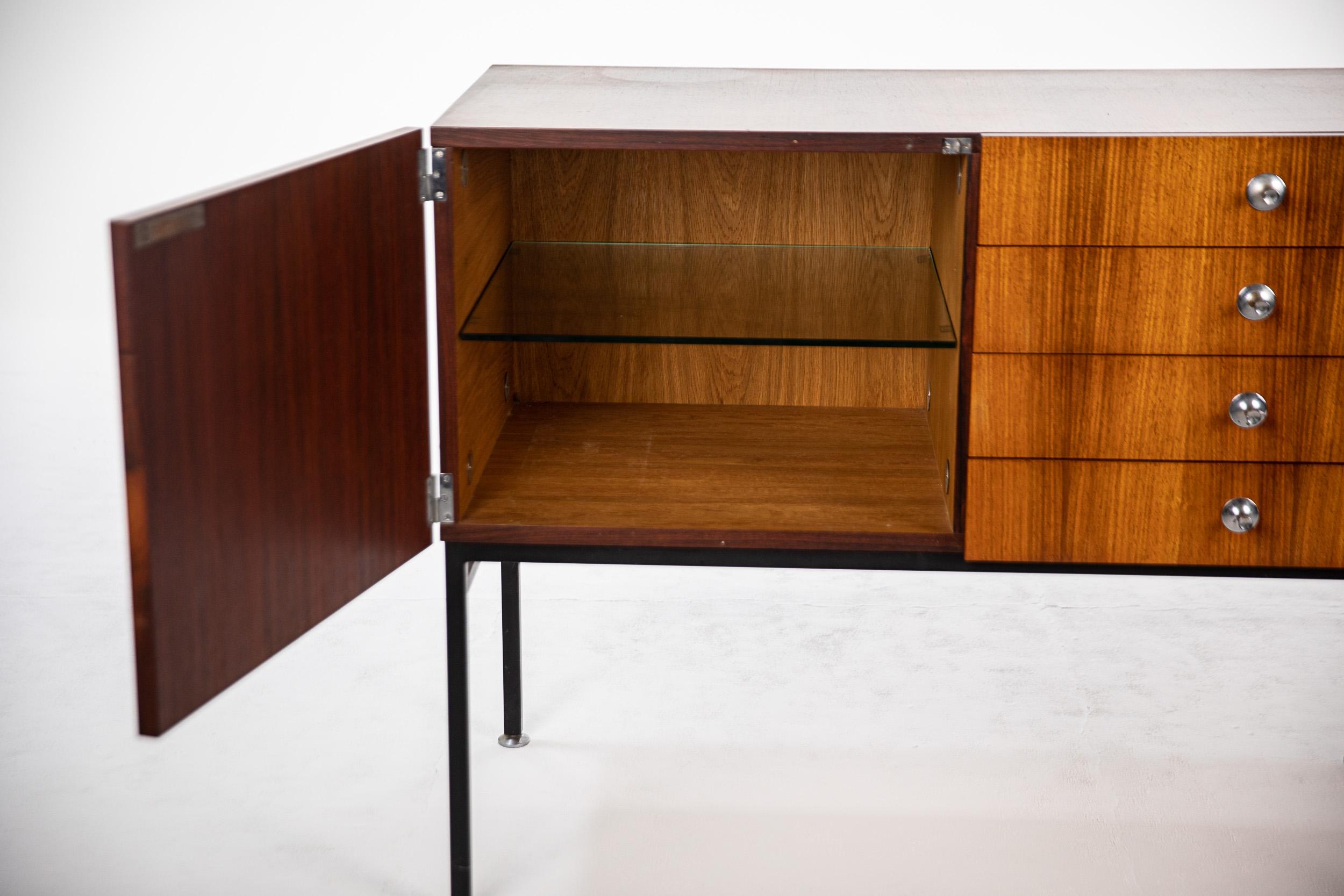 Mid-20th Century Large 800 series sideboard by Alain Richard, Ed. Meubles TV, France circa 1958 For Sale