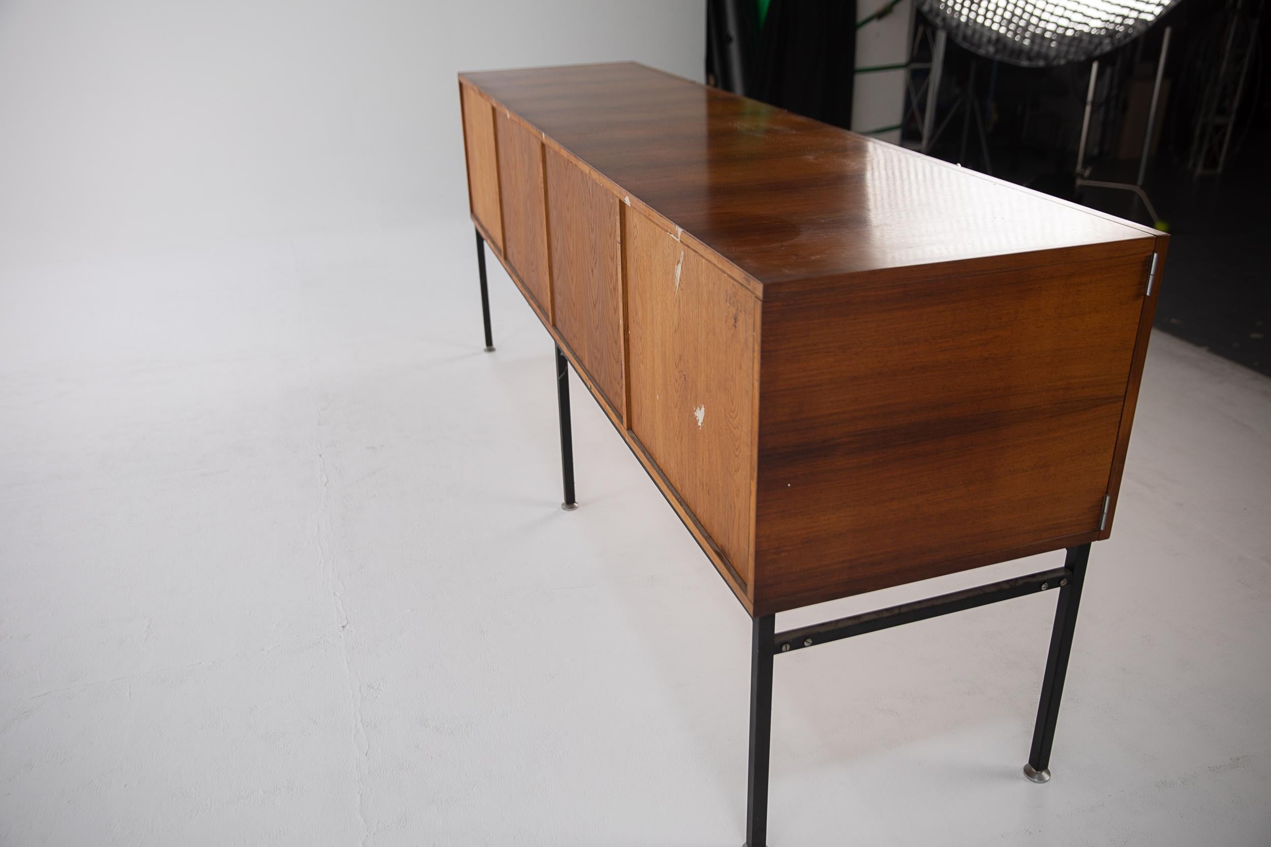 Large 800 series sideboard by Alain Richard, Ed. Meubles TV, France circa 1958 For Sale 1