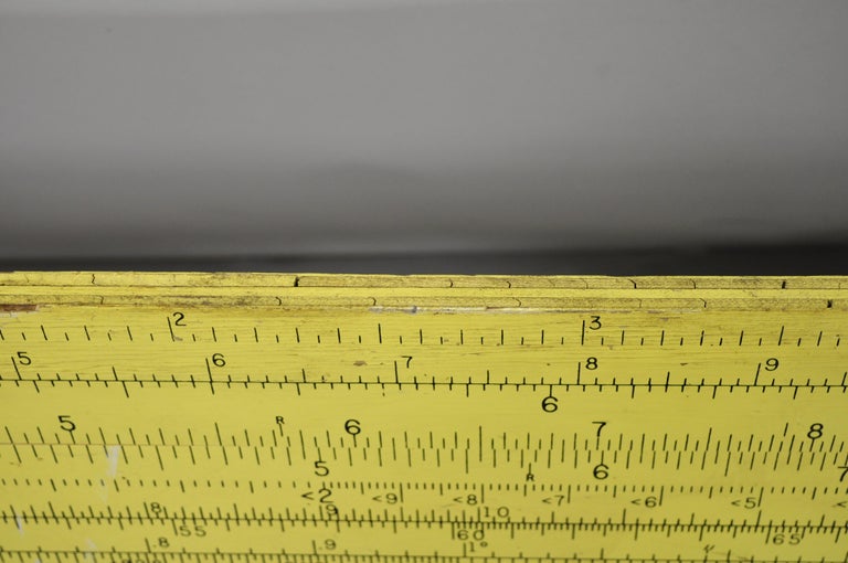 Large Slide Rule Ruler by Pickett Advertising Display Teaching Aid at