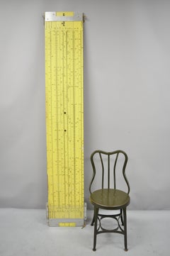 Large Slide Rule Ruler by Pickett Advertising Display Teaching Aid