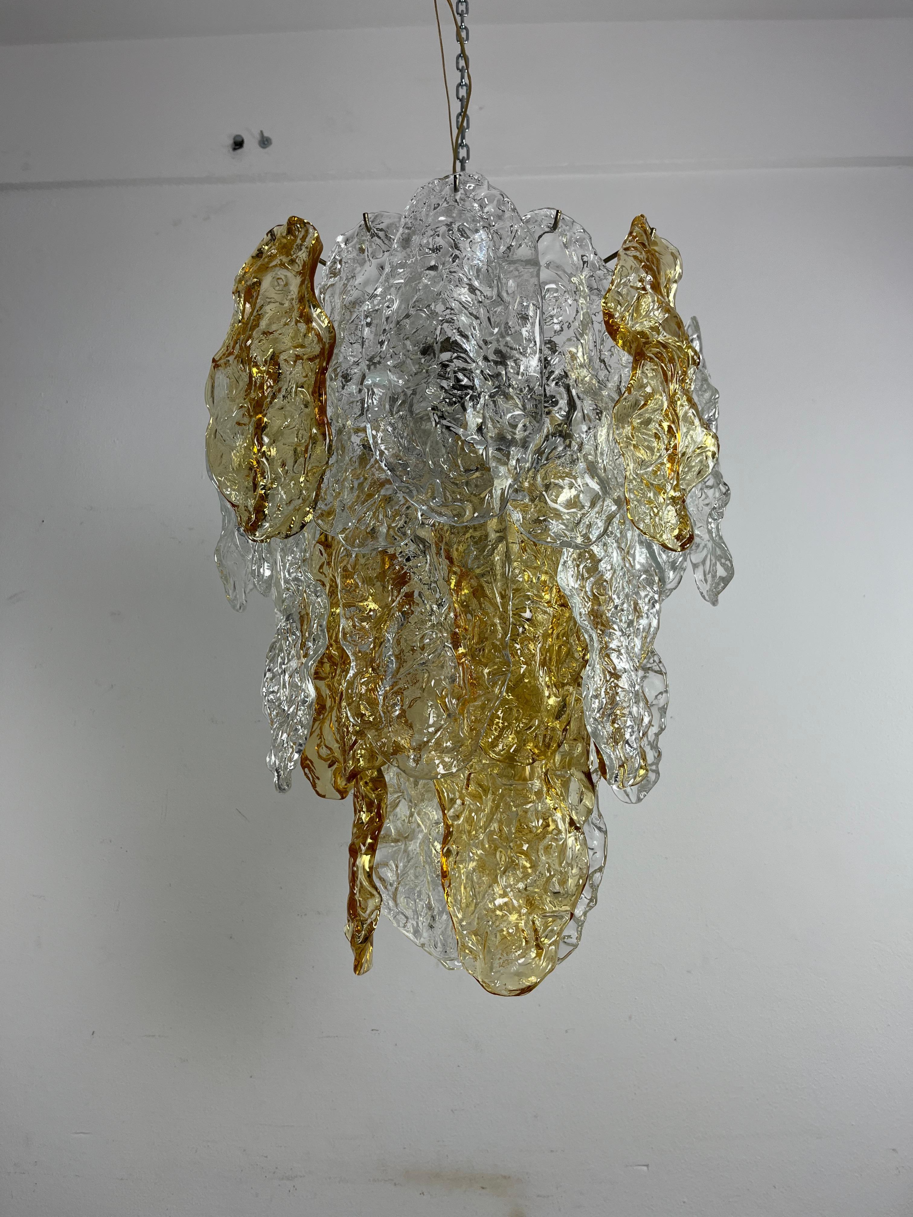 Grand lustre de 9 lumières en verre de Murano, facture d'achat de 1978 en vente 8