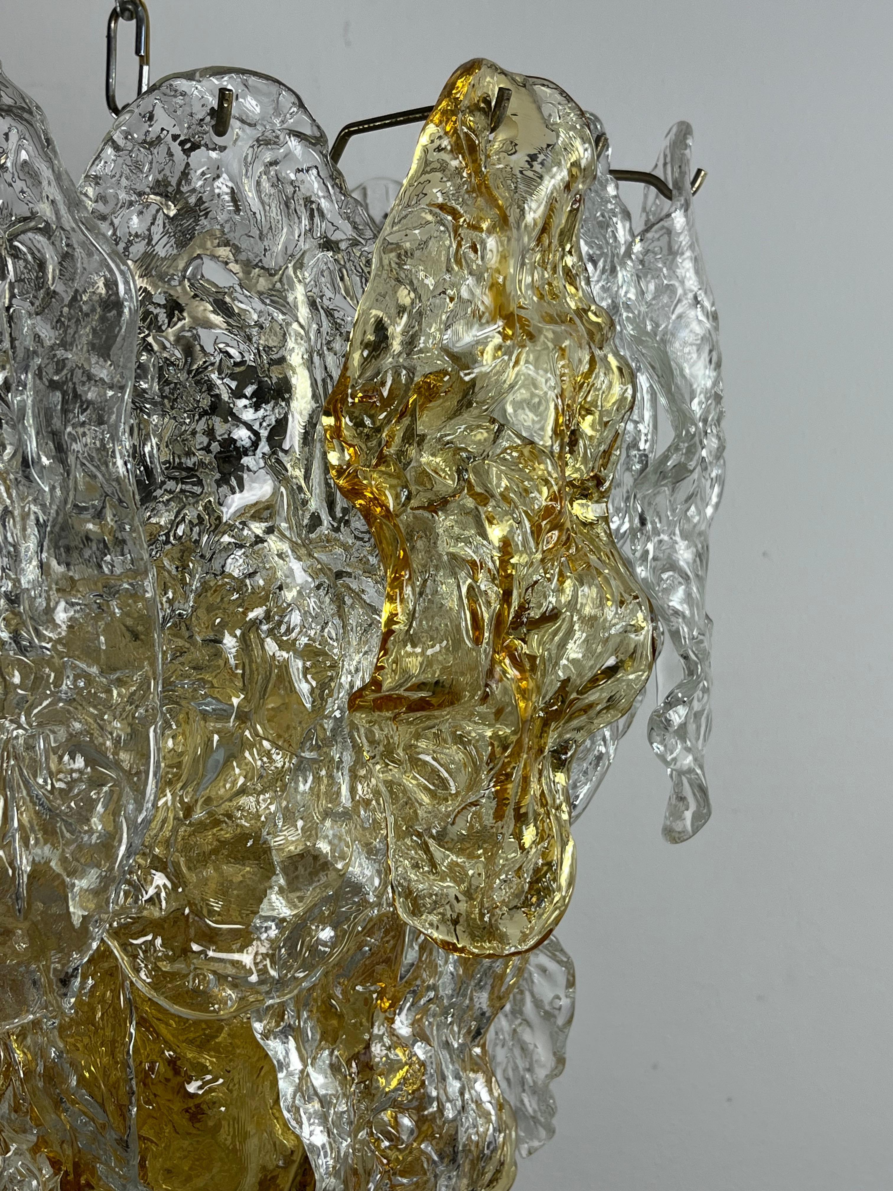 Grand lustre de 9 lumières en verre de Murano, facture d'achat de 1978 en vente 1