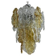 Large 9-Light Murano Glass Chandelier Purchase Invoice From 1978