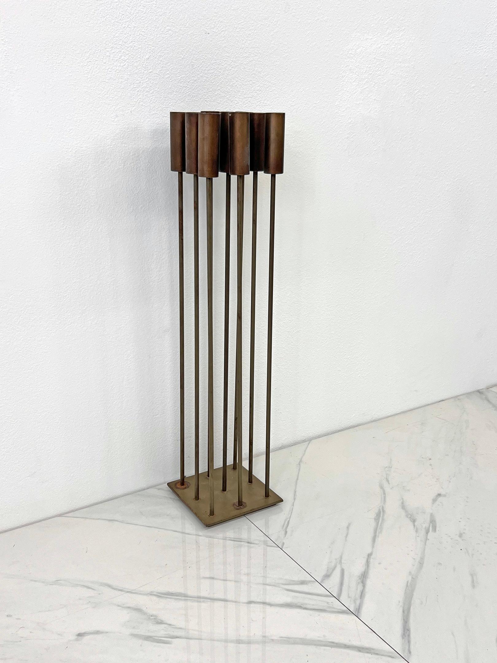 Große 9 Rod Sonambient-Skulptur im Stil von Harry Bertoia (Moderne der Mitte des Jahrhunderts) im Angebot