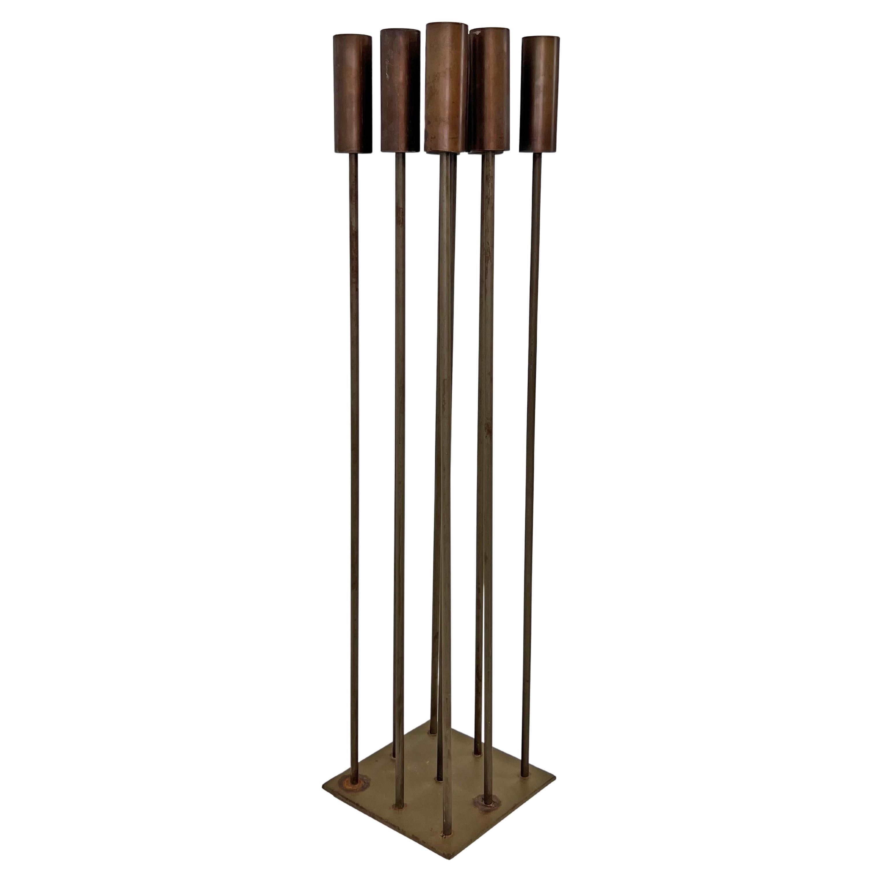 Large 9 Rod Sonambient Sculpture in the Style of Harry Bertoia
