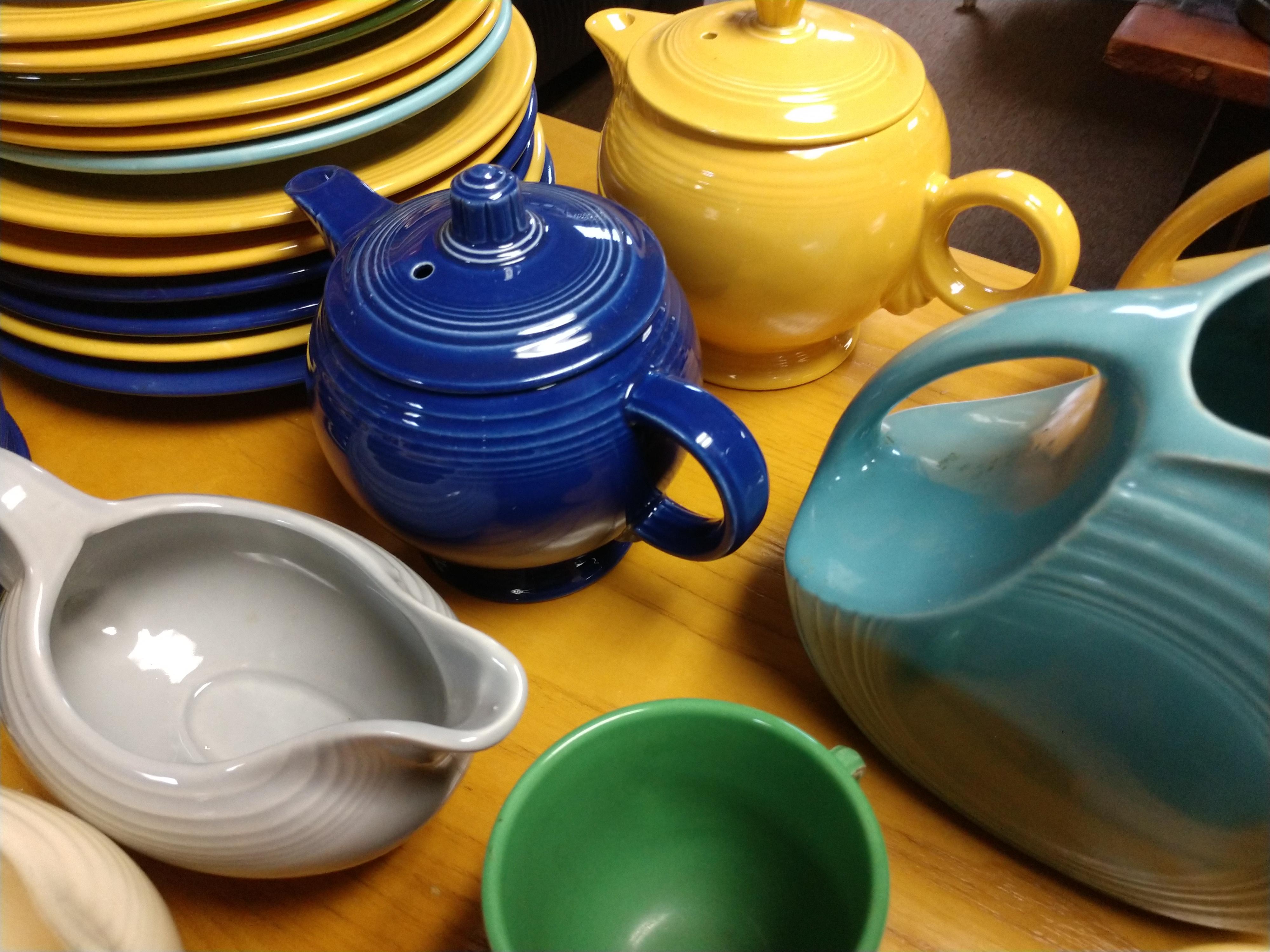 American Mid Century 80+ Pieces Fiesta Harlequin Riviera Collection-Rare Pieces Include For Sale