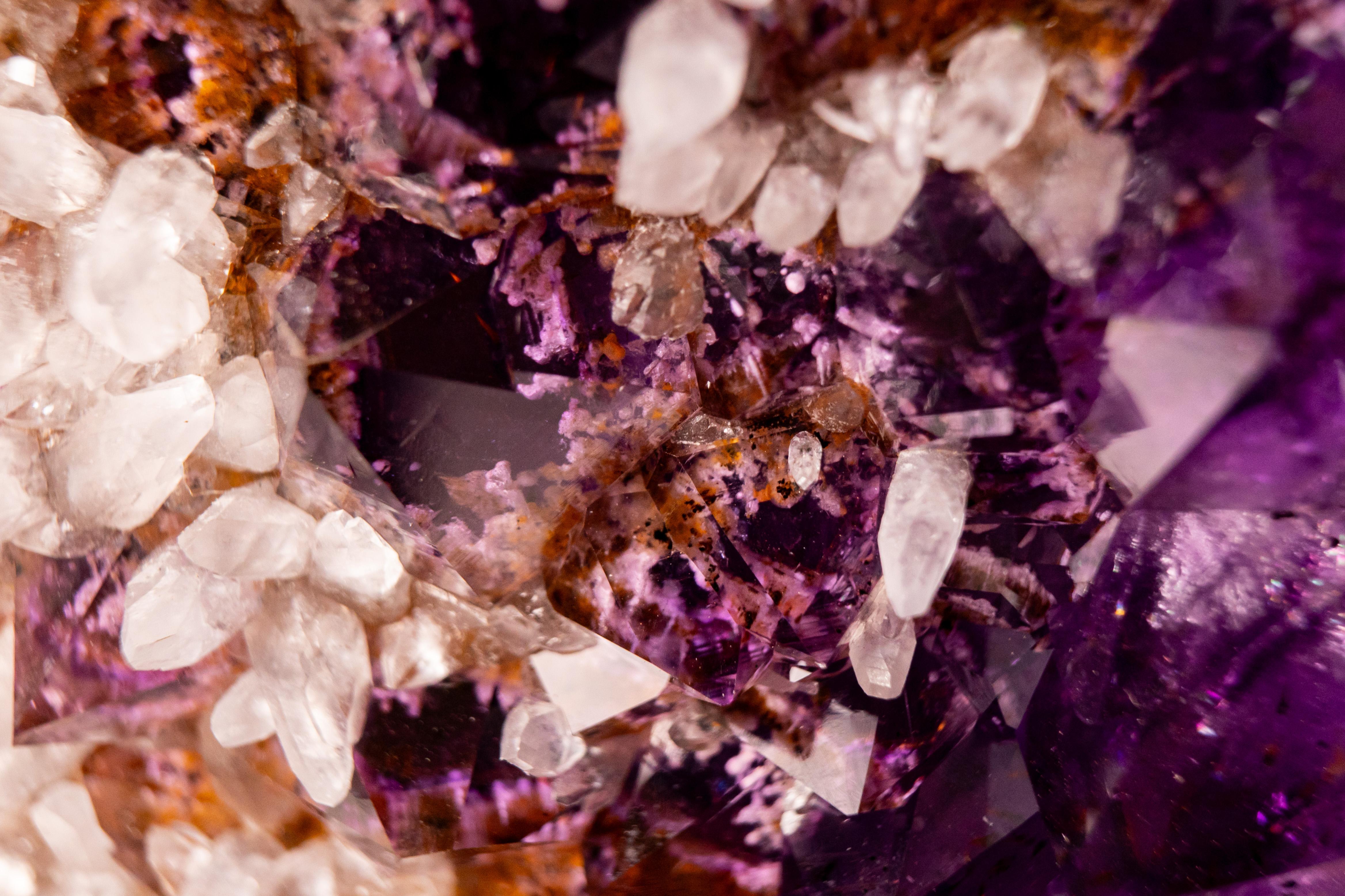 Large AAA-Grade Amethyst Cluster For Sale 4