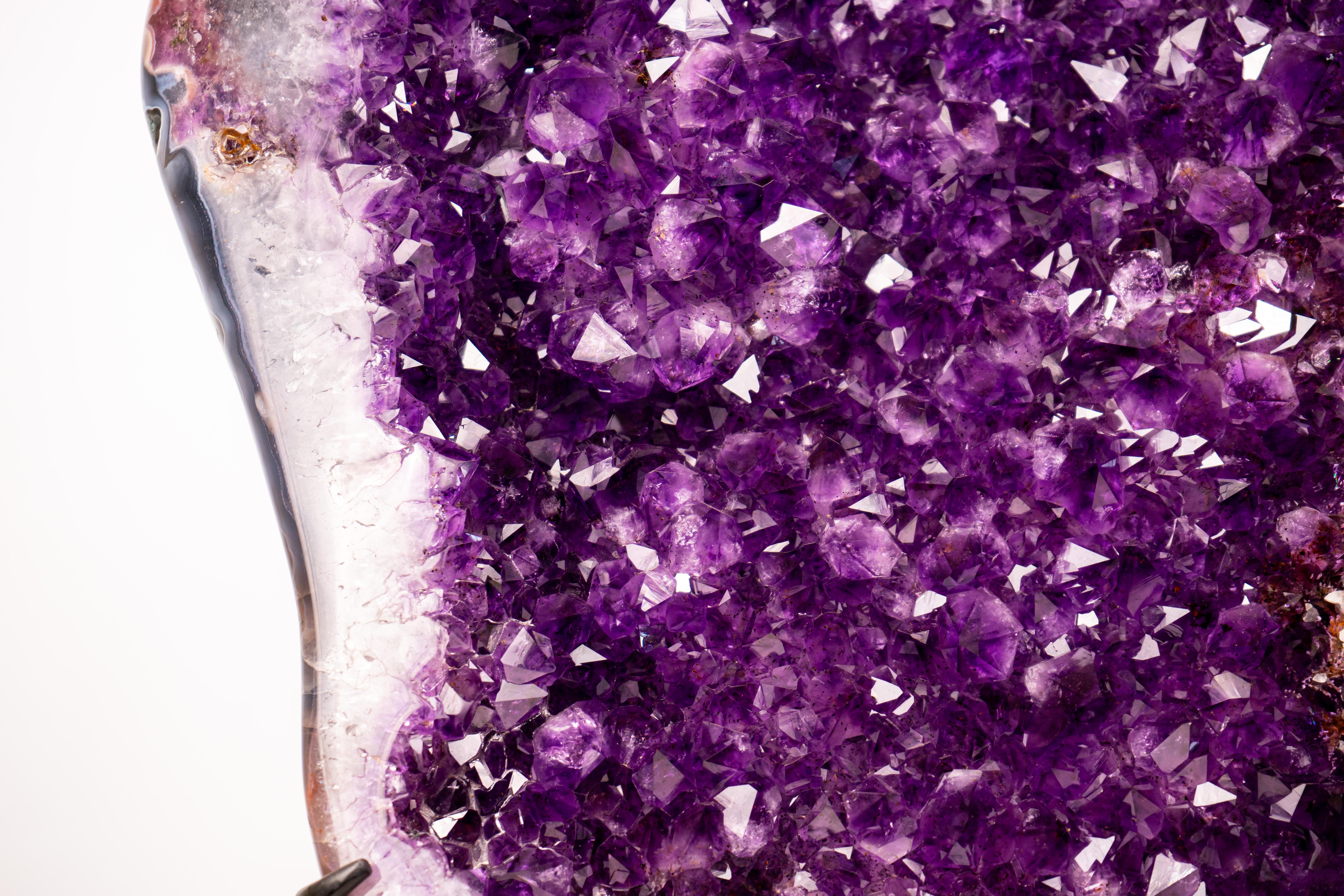 Contemporary Large AAA-Grade Amethyst Cluster For Sale