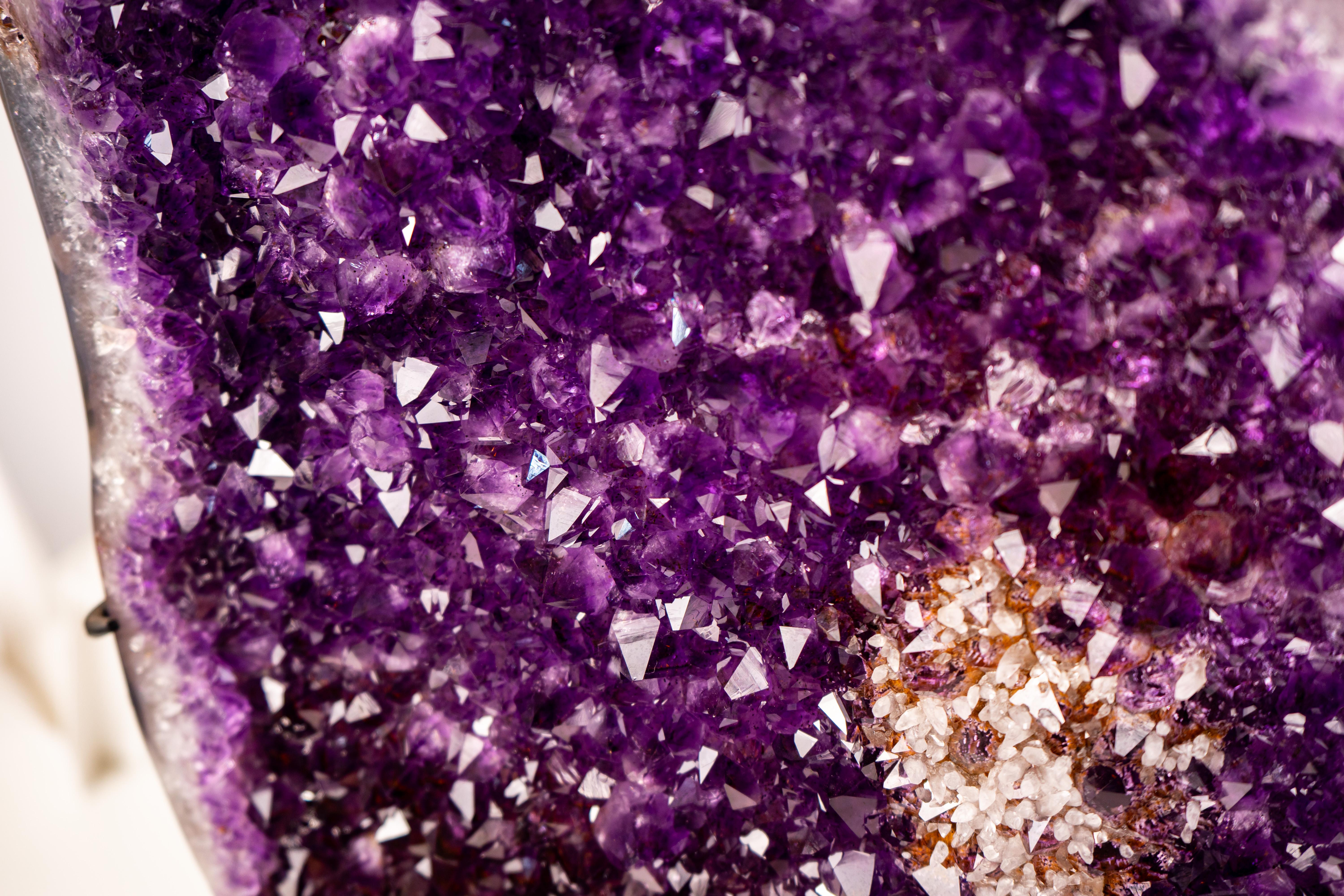 Large AAA-Grade Amethyst Cluster For Sale 3