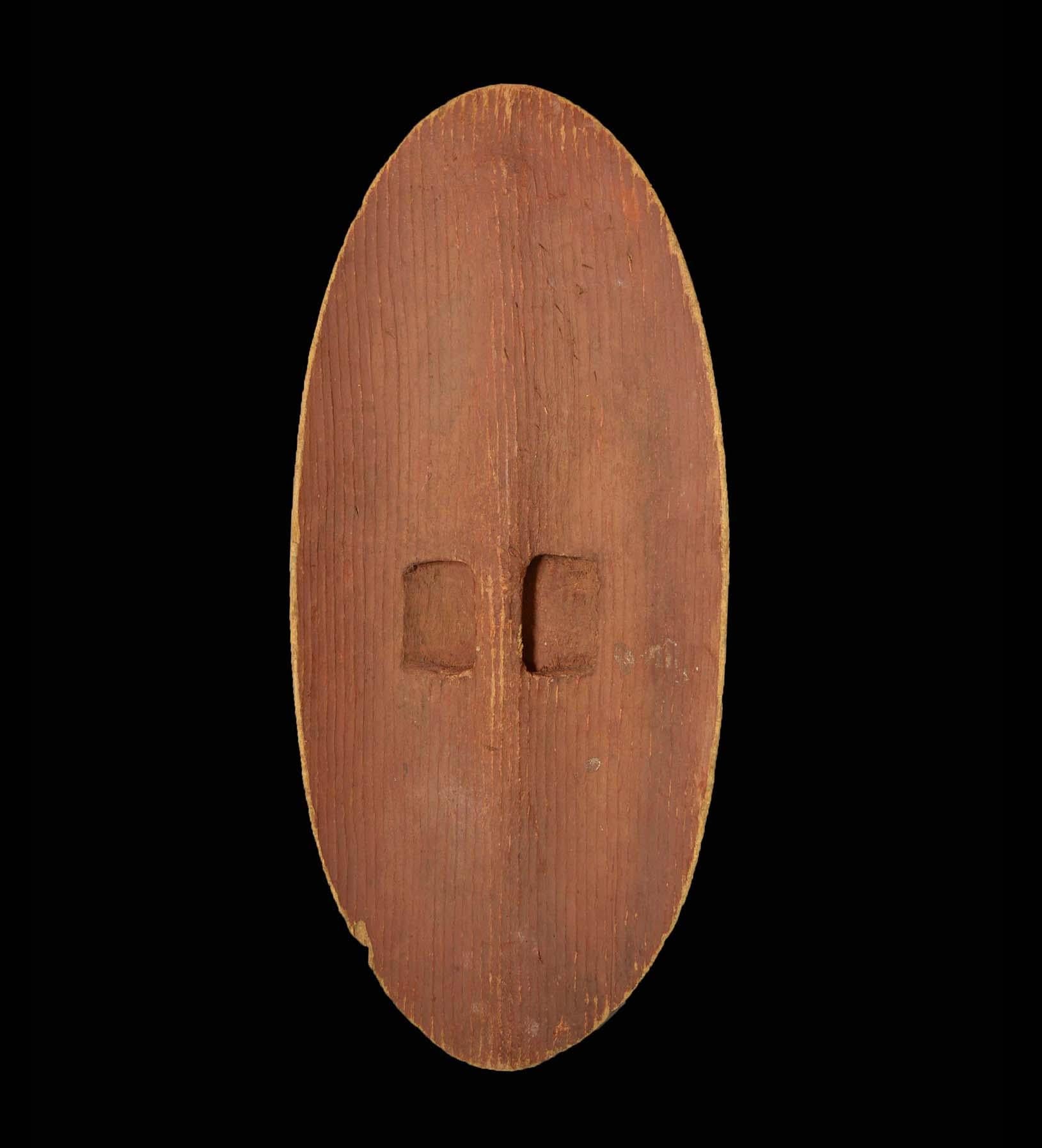 Australian Large Aboriginal Central Desert Bean Wood Shield For Sale