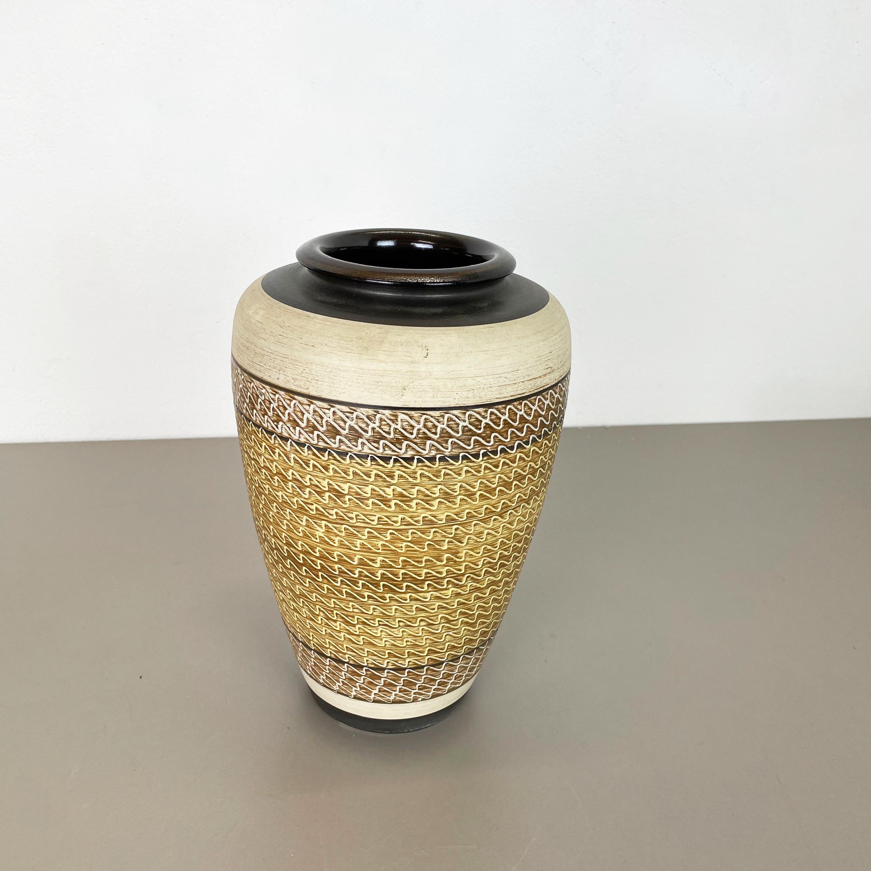 Mid-Century Modern Large Abstract Ceramic Pottery Vase by Dümmler and Breiden, Germany, 1950s For Sale