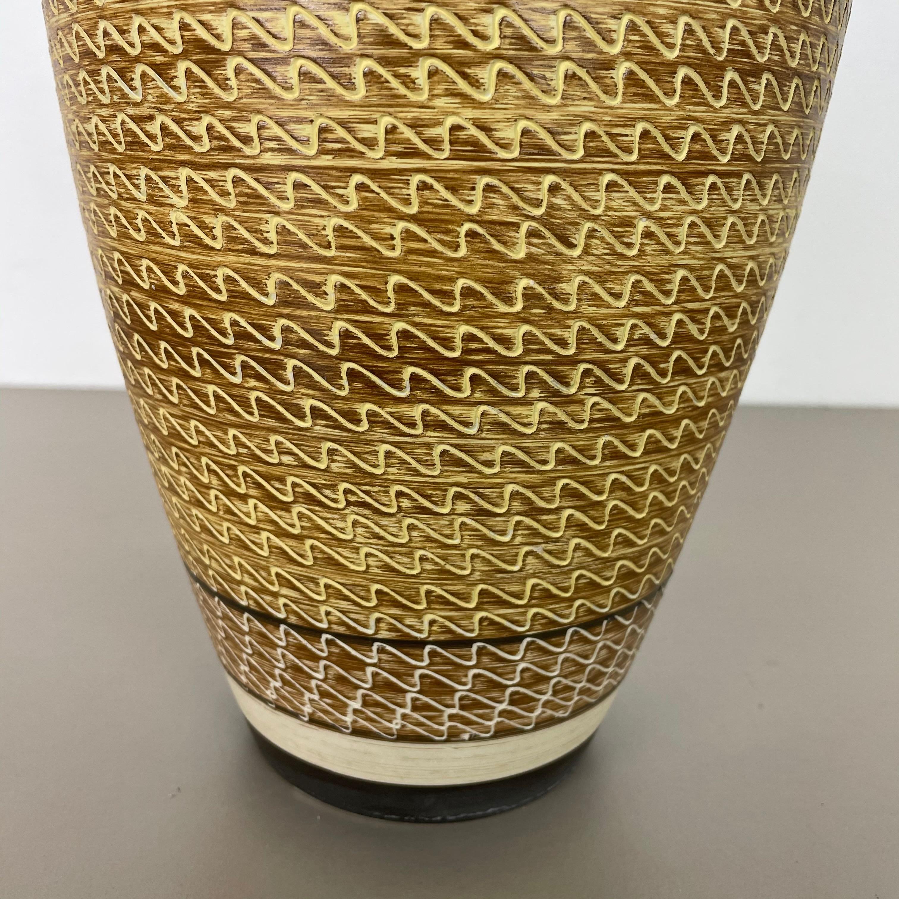 Large Abstract Ceramic Pottery Vase by Dümmler and Breiden, Germany, 1950s For Sale 1