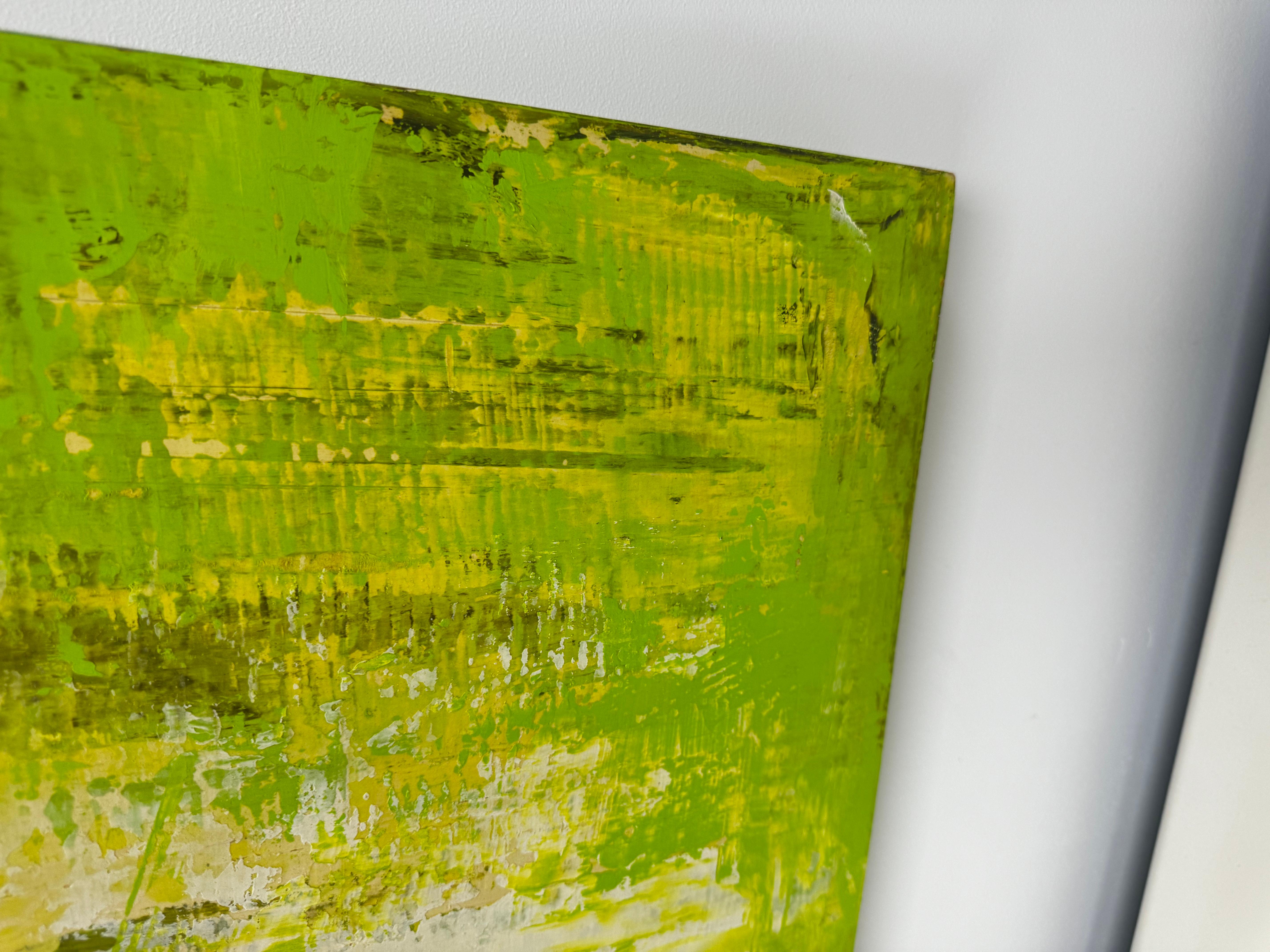 Großes abstraktes Acryl auf Karton im Angebot 2