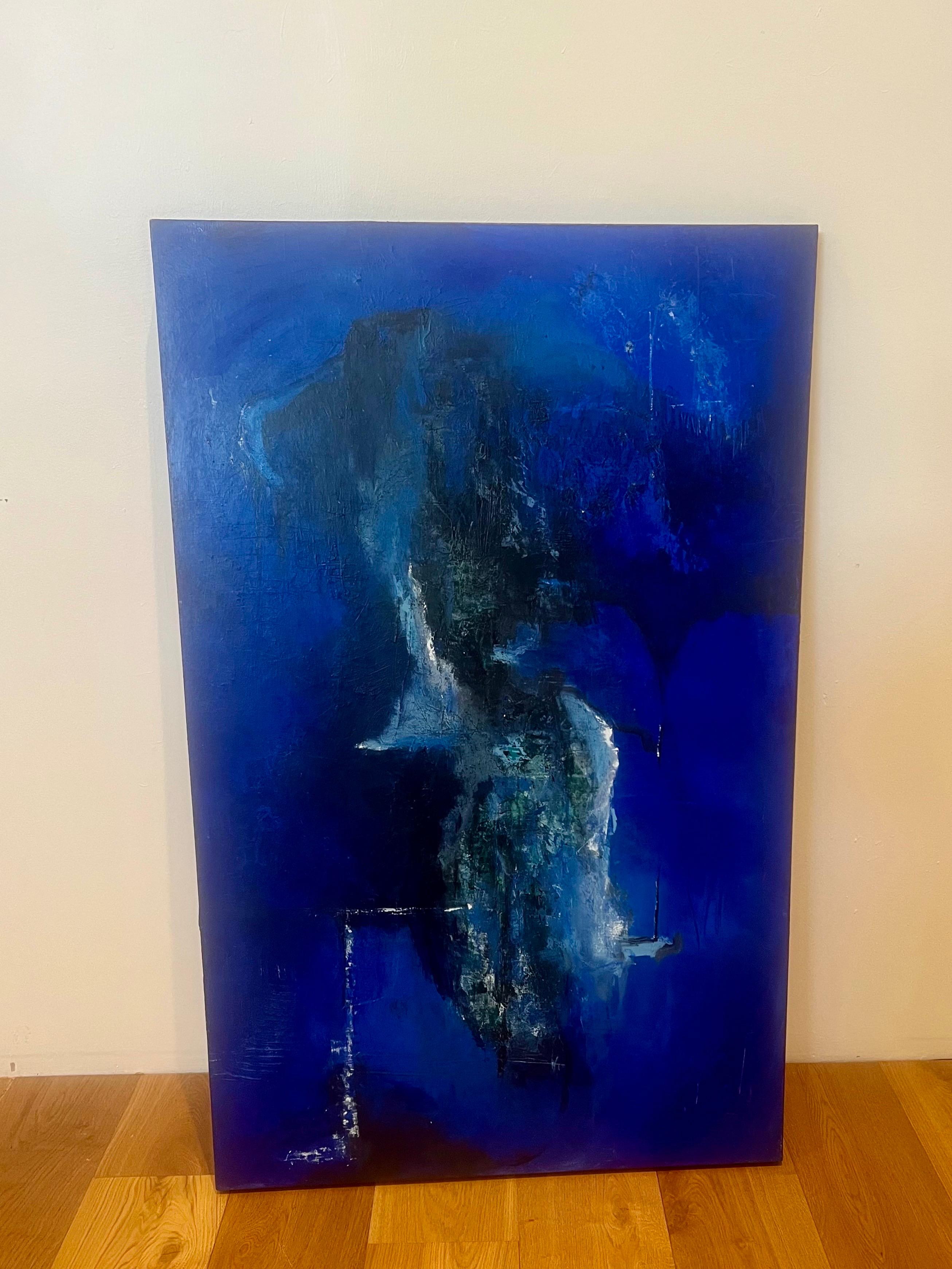 Large Abstract Acrylic on Canvas by Artist Fernanda Cano 