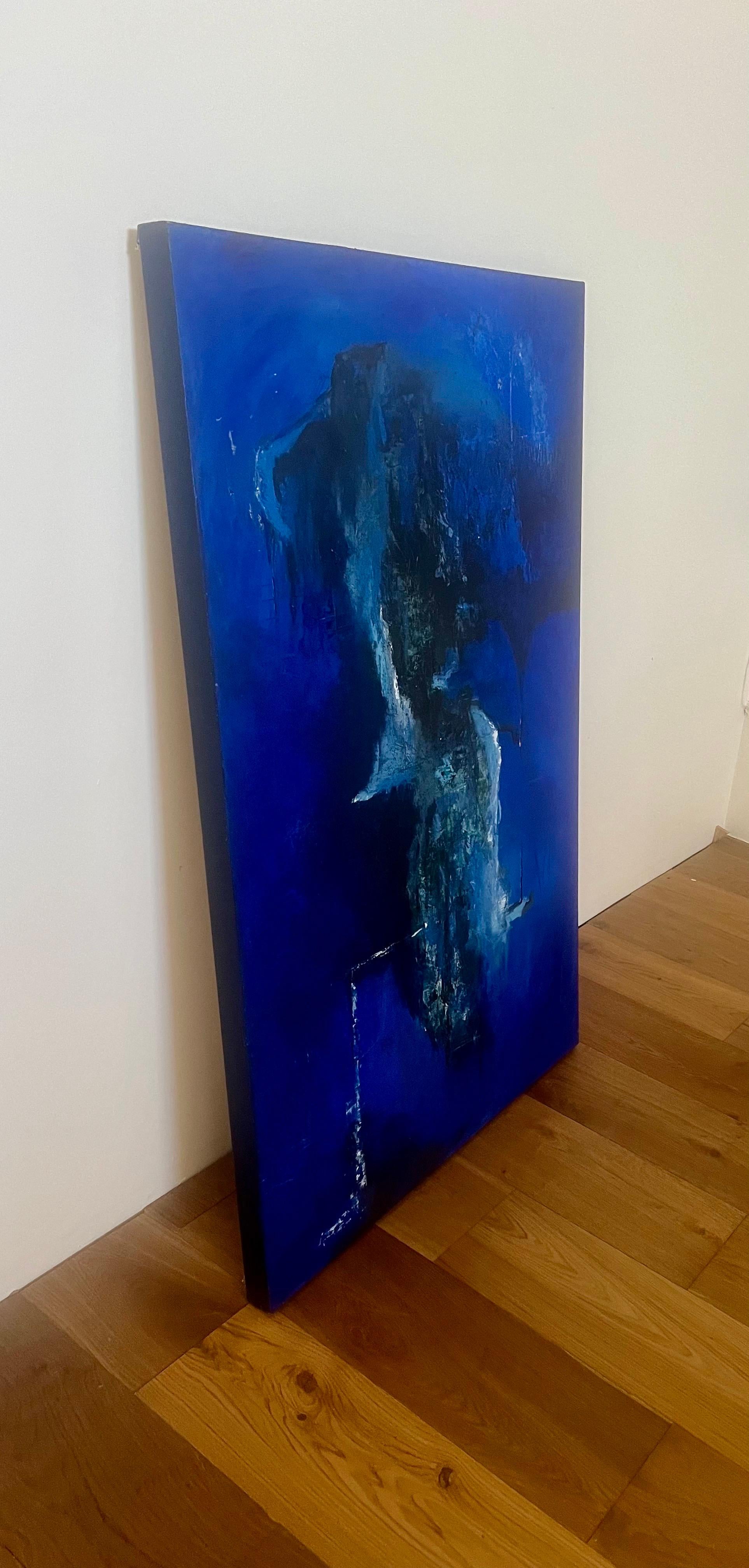 Large Abstract Acrylic on Canvas by Artist Fernanda Cano 