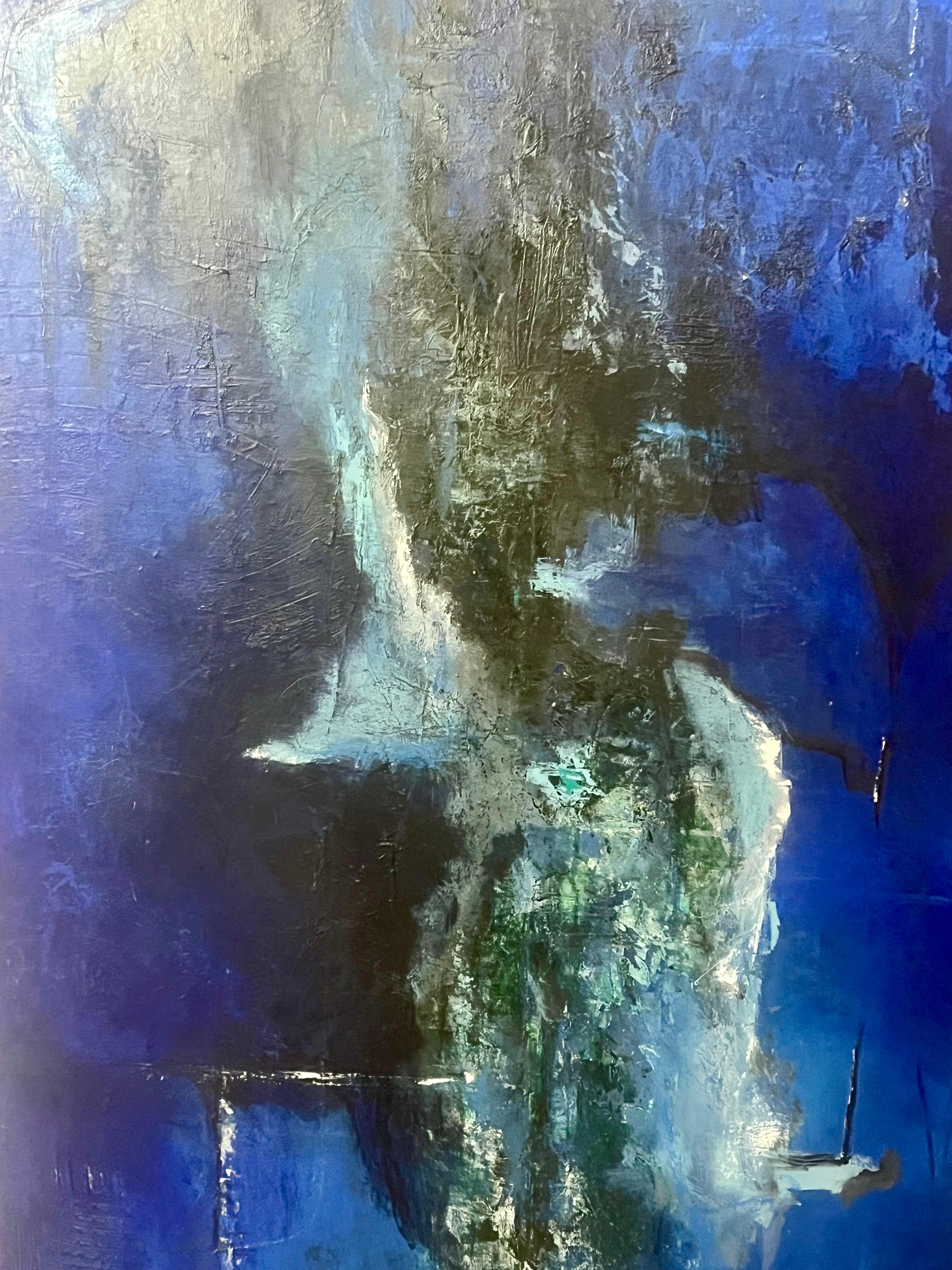 Large Abstract Acrylic on Canvas by Artist Fernanda Cano 