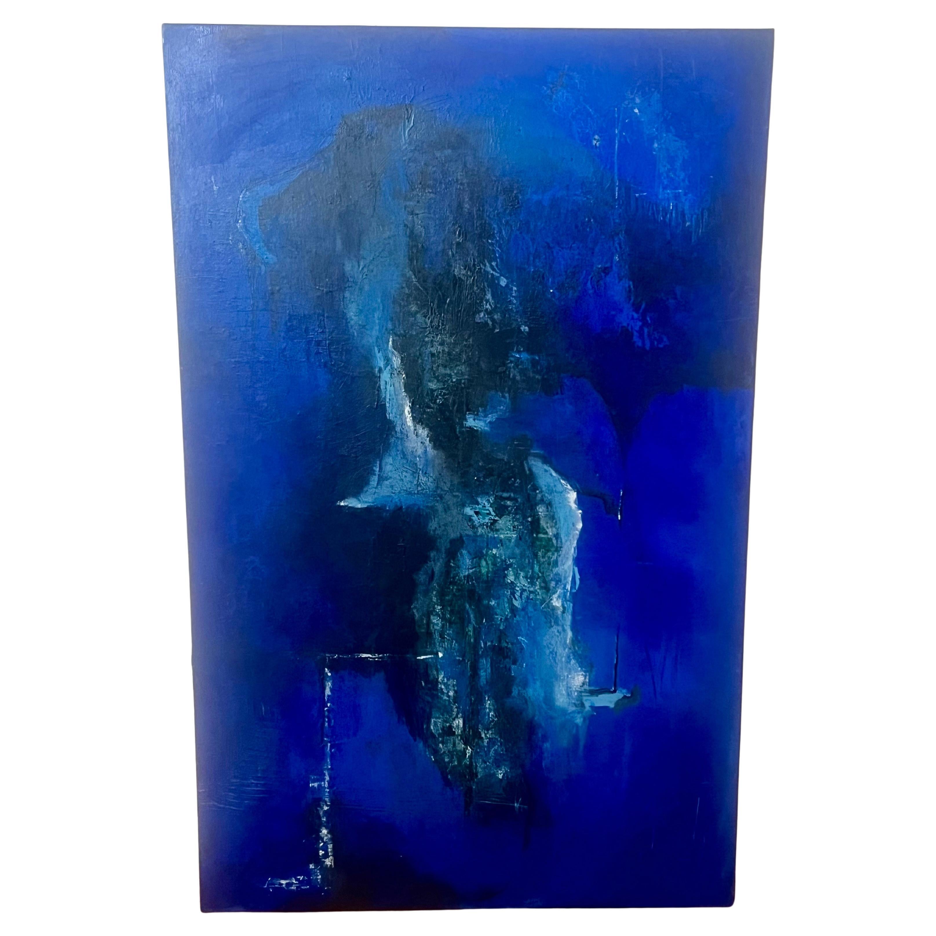 Large Abstract Acrylic on Canvas by Artist Fernanda Cano "Patagonia"