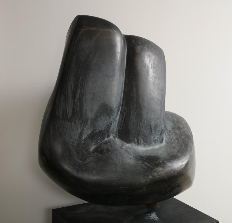 Late 20th Century Large Abstract Bronze Sculpture by Aviva Shemer For Sale