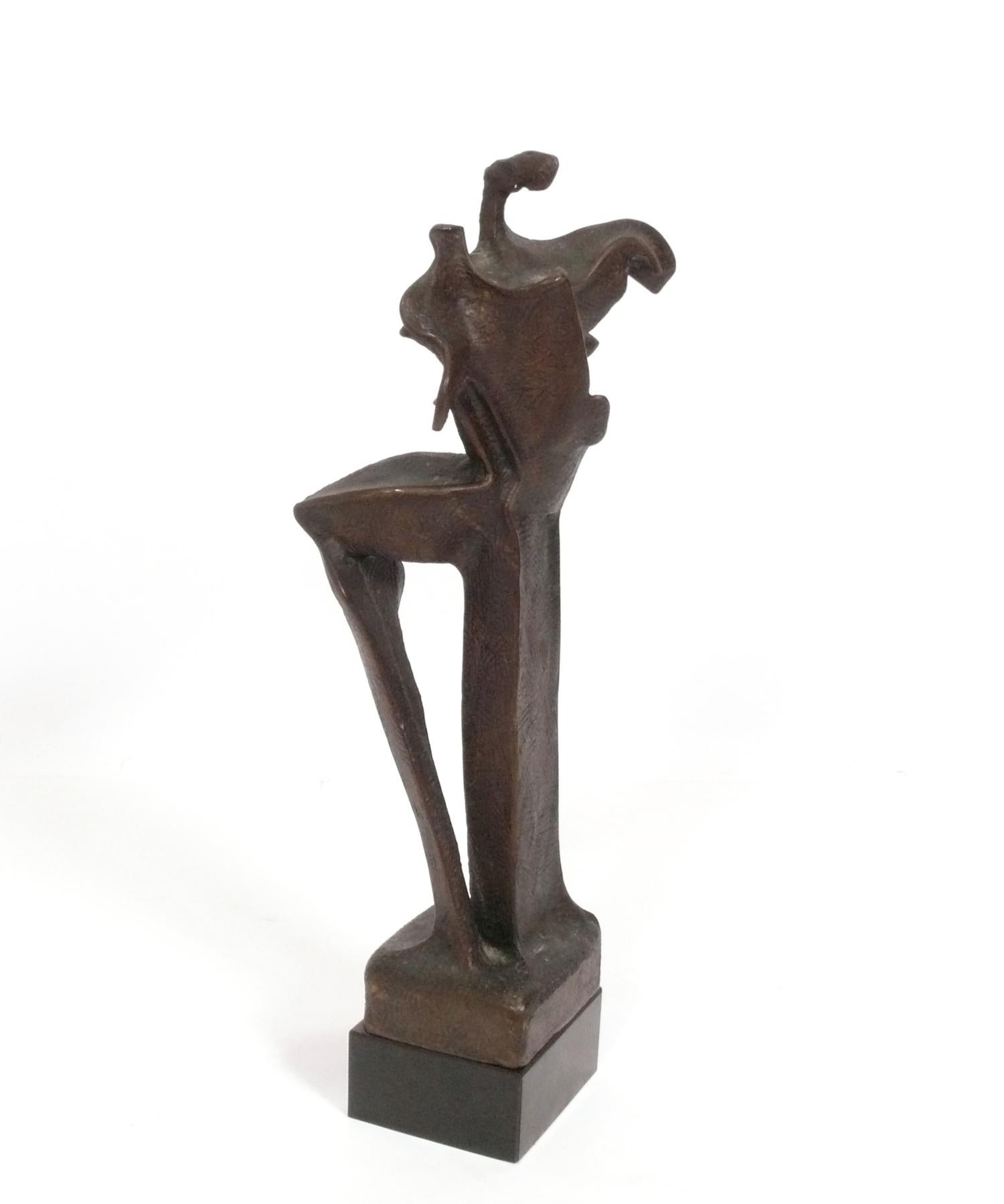 Grande sculpture abstraite en bronze de Carol Harrison Bon état - En vente à Atlanta, GA
