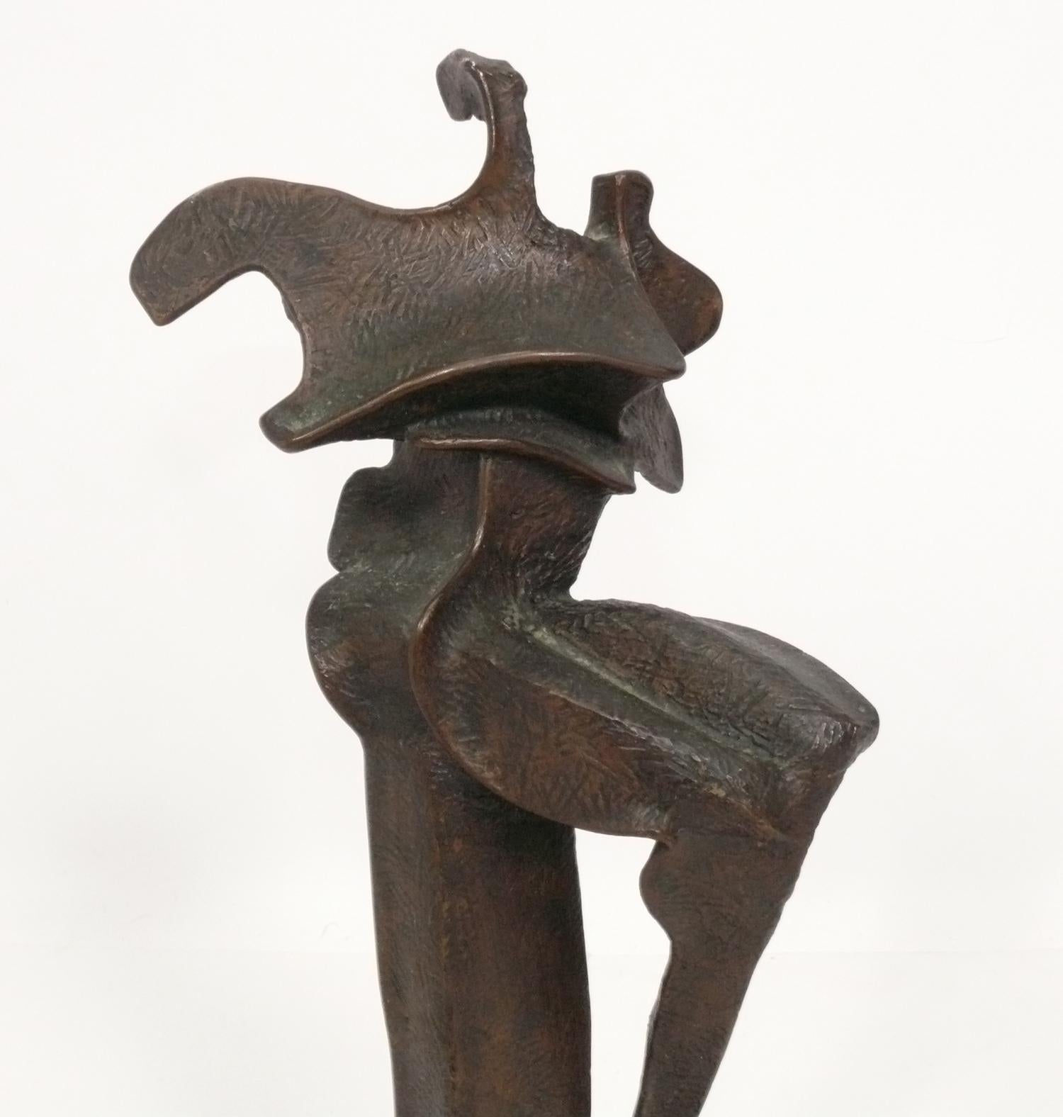 Bronze Grande sculpture abstraite en bronze de Carol Harrison en vente