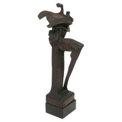 Large Abstract Bronze Sculpture by Carol Harrison