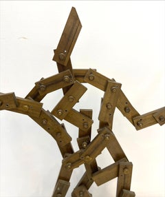 Grande sculpture abstraite en bronze de Larry Mohr, sculpteur américain