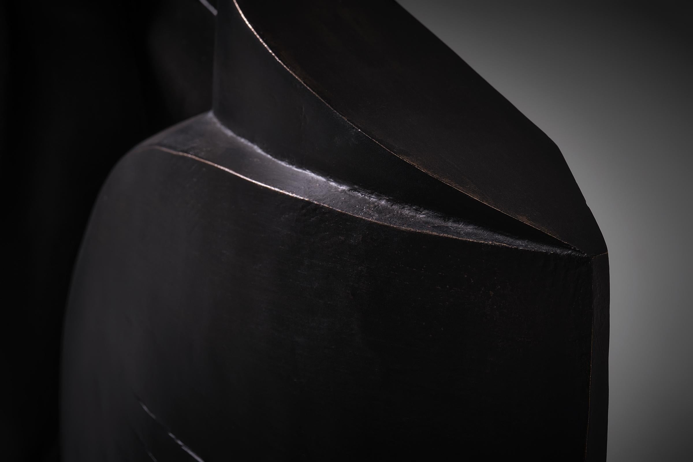 Gran escultura abstracta de bronce de Maurice Perrenoud en Bueno estado para la venta en Rotterdam, ZH