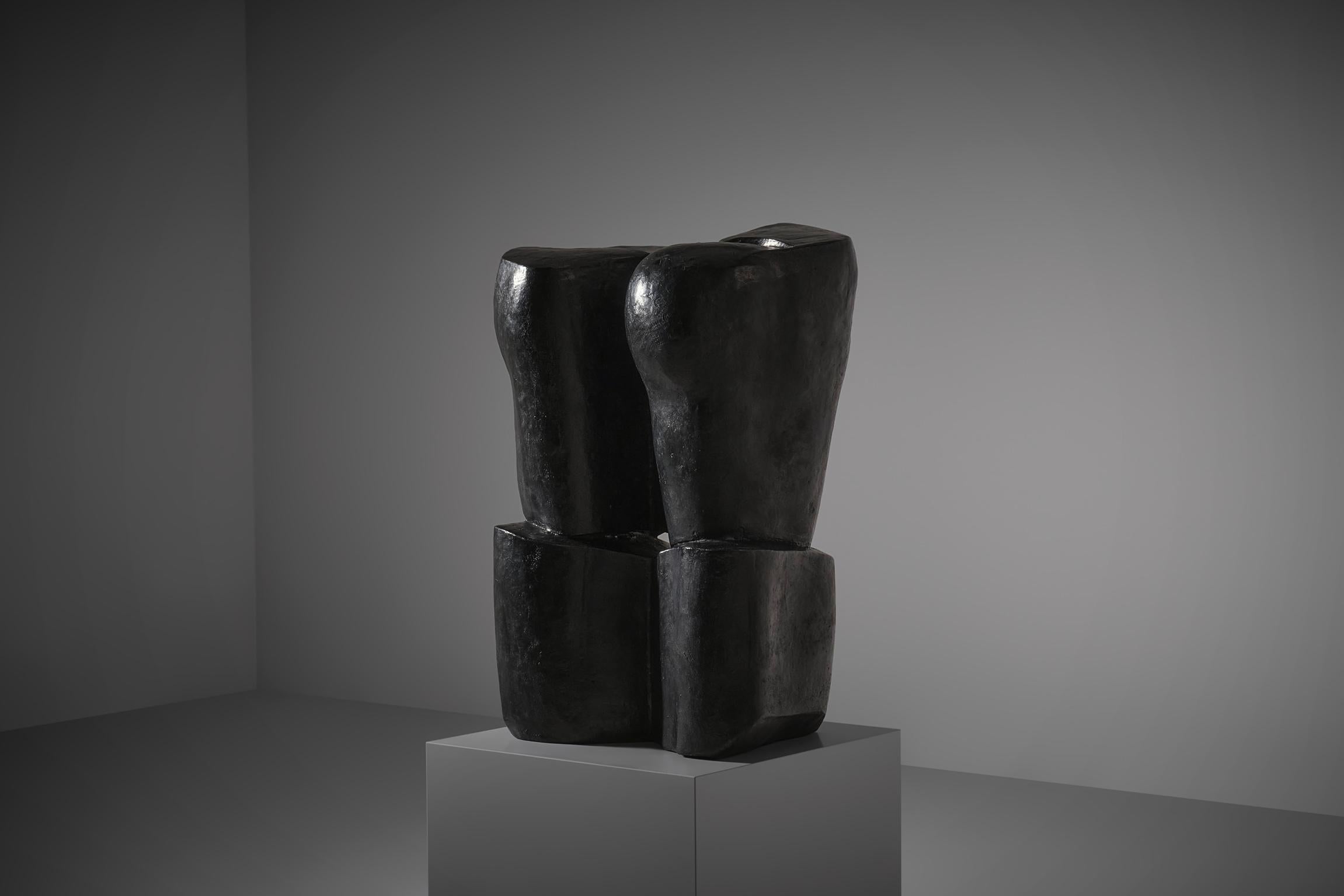Large abstract Bronze sculpture 