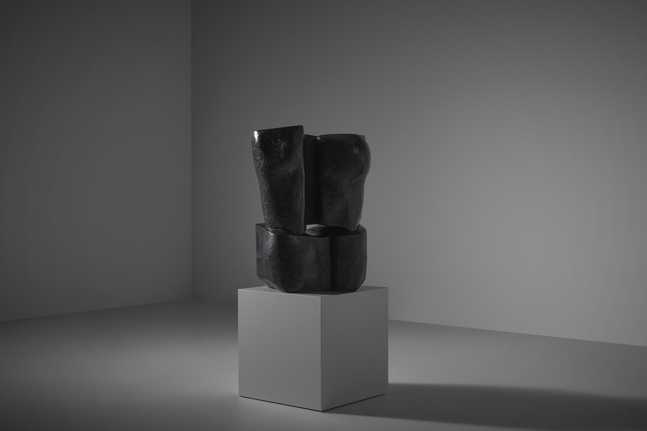 Large abstract Bronze sculpture 