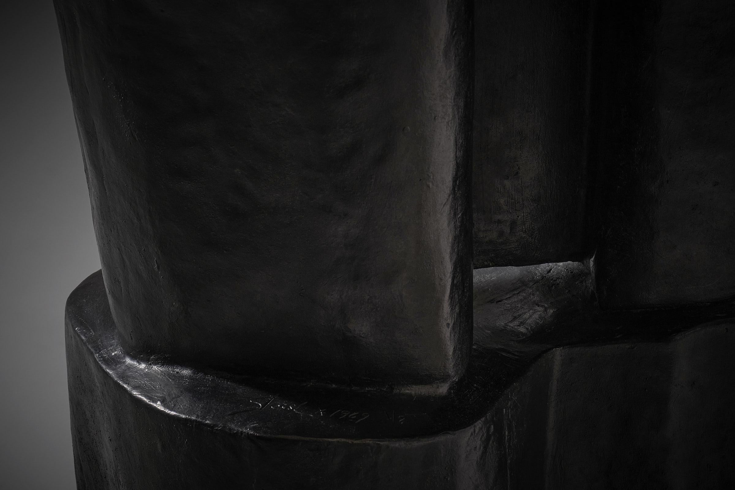 Large abstract Bronze sculpture 