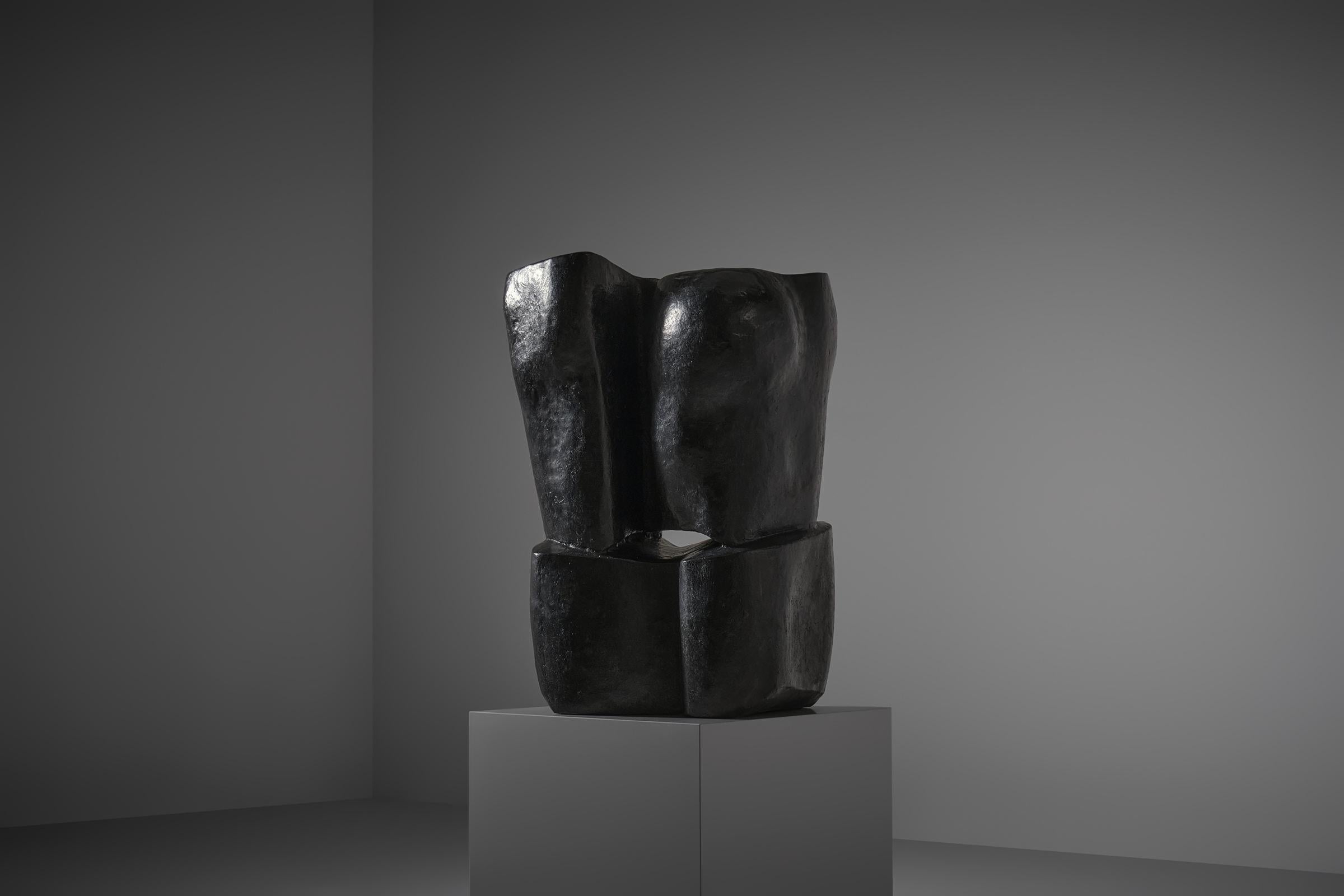 Mid-20th Century Large abstract Bronze sculpture 