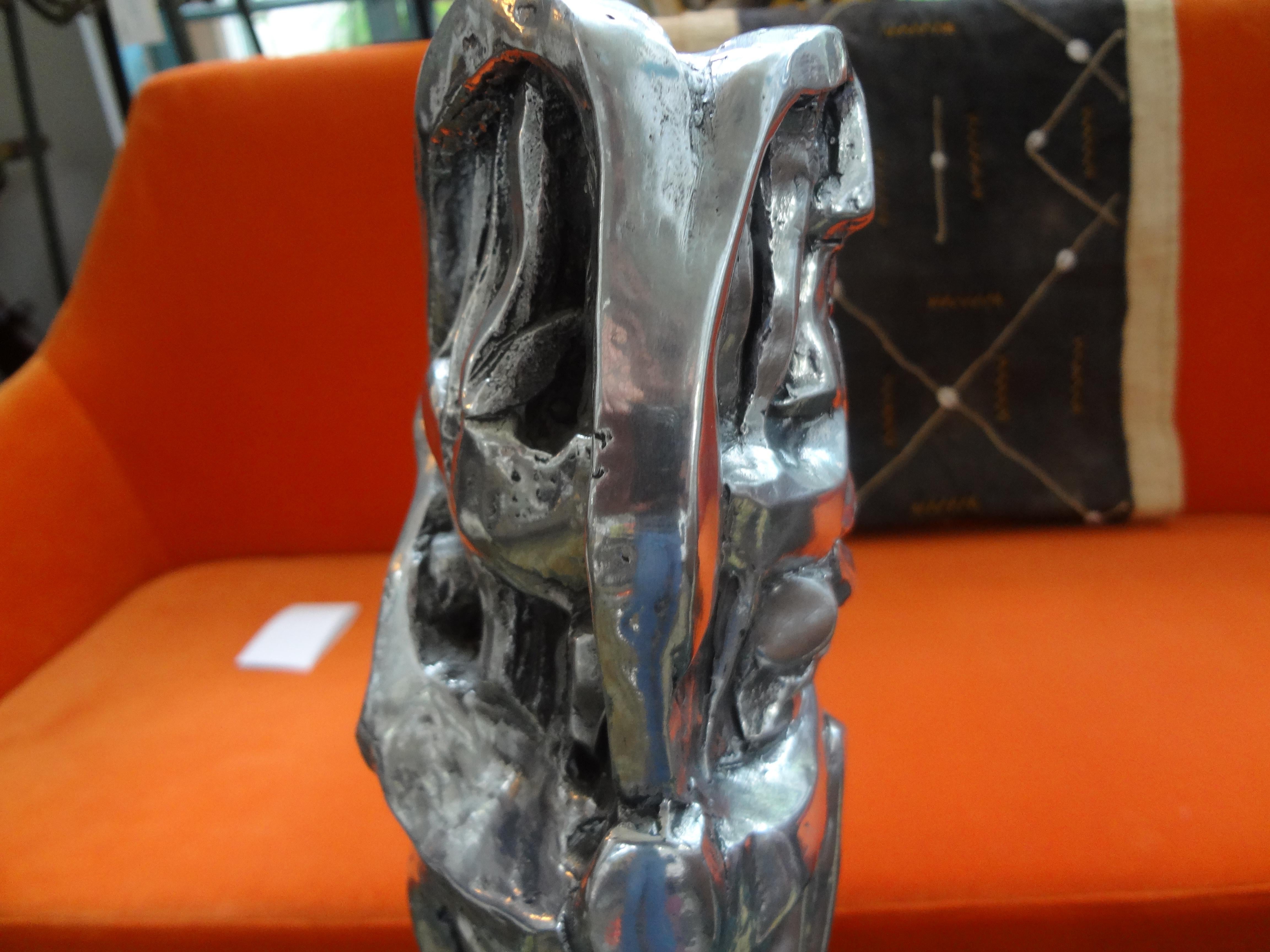 Unknown Large Brancusi Inspired Abstract Brutalist Sculpture, Signed Gary Brandt For Sale