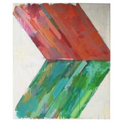 Large Abstract by John Simpson, Dated 1964