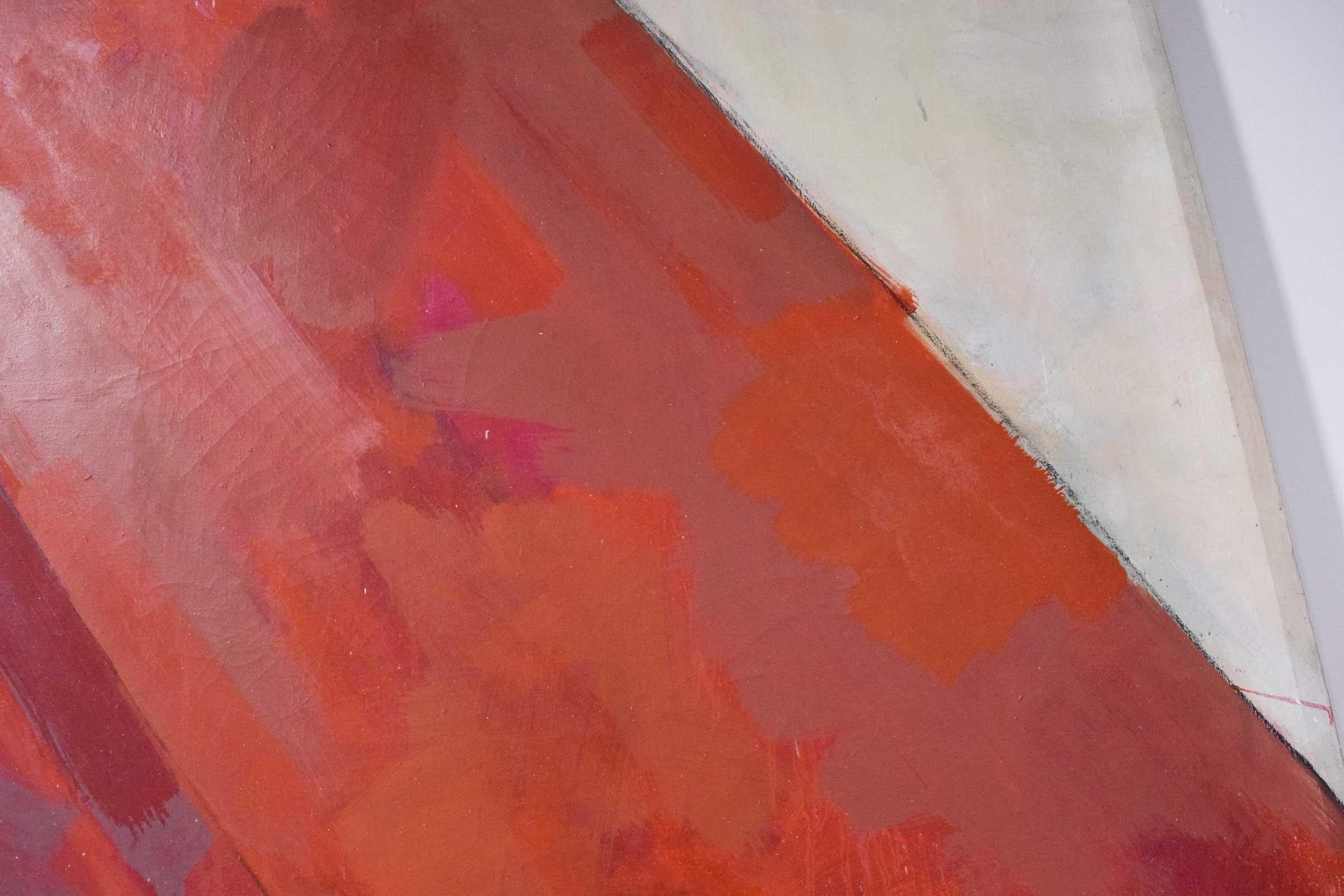 Large Abstract by John Simpson, Dated 1964 In Good Condition In Dallas, TX