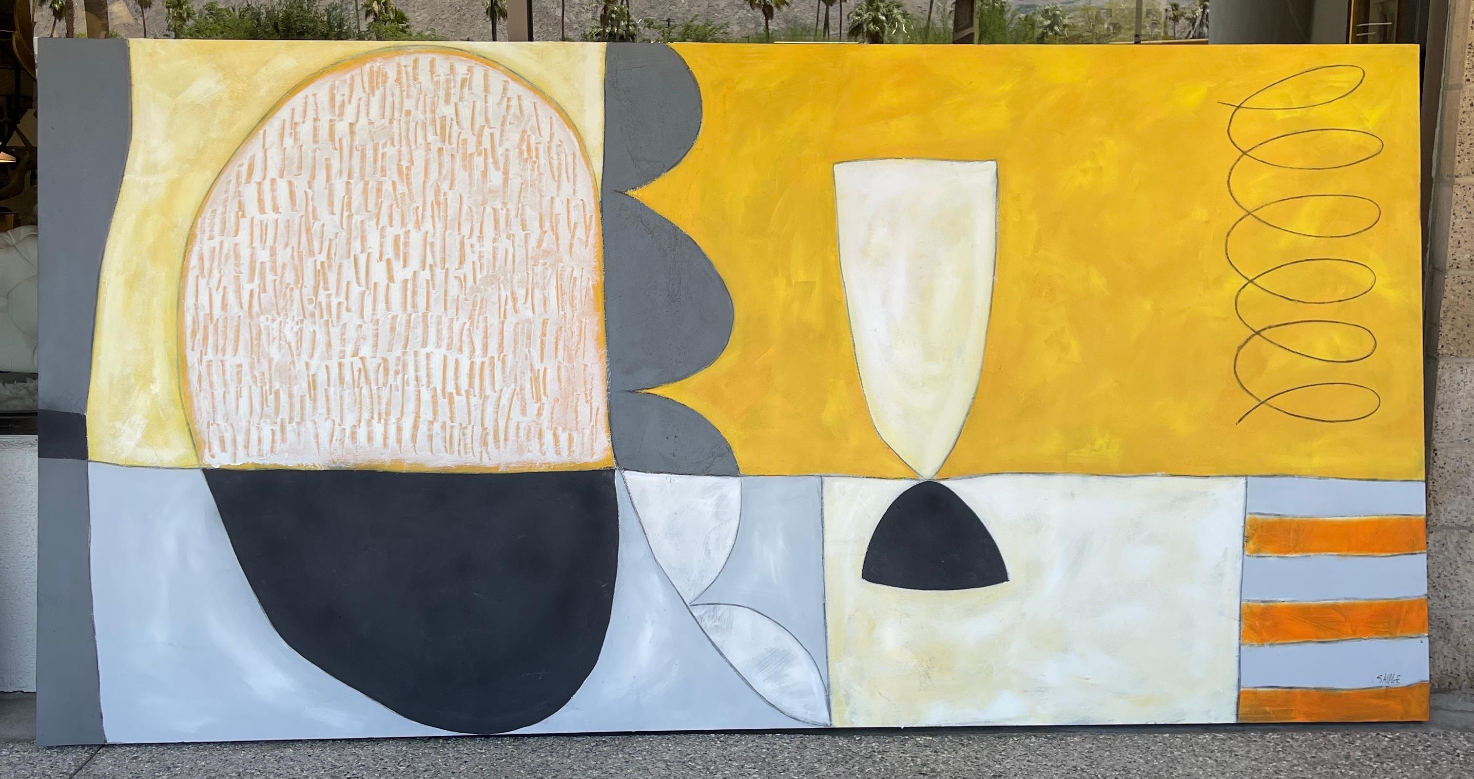 American Large Abstract by Palm Springs Artist Shawn Savage